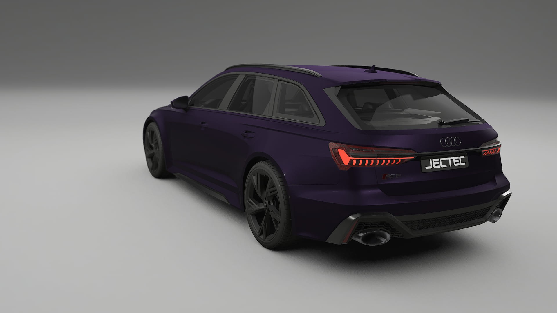 Audi RS6 Avant C8 facelift LCI Film de Protecție pentru Vopsea TPU | VIOLET PPF cu Schimbare de Culoare – Kit Complet Predecu