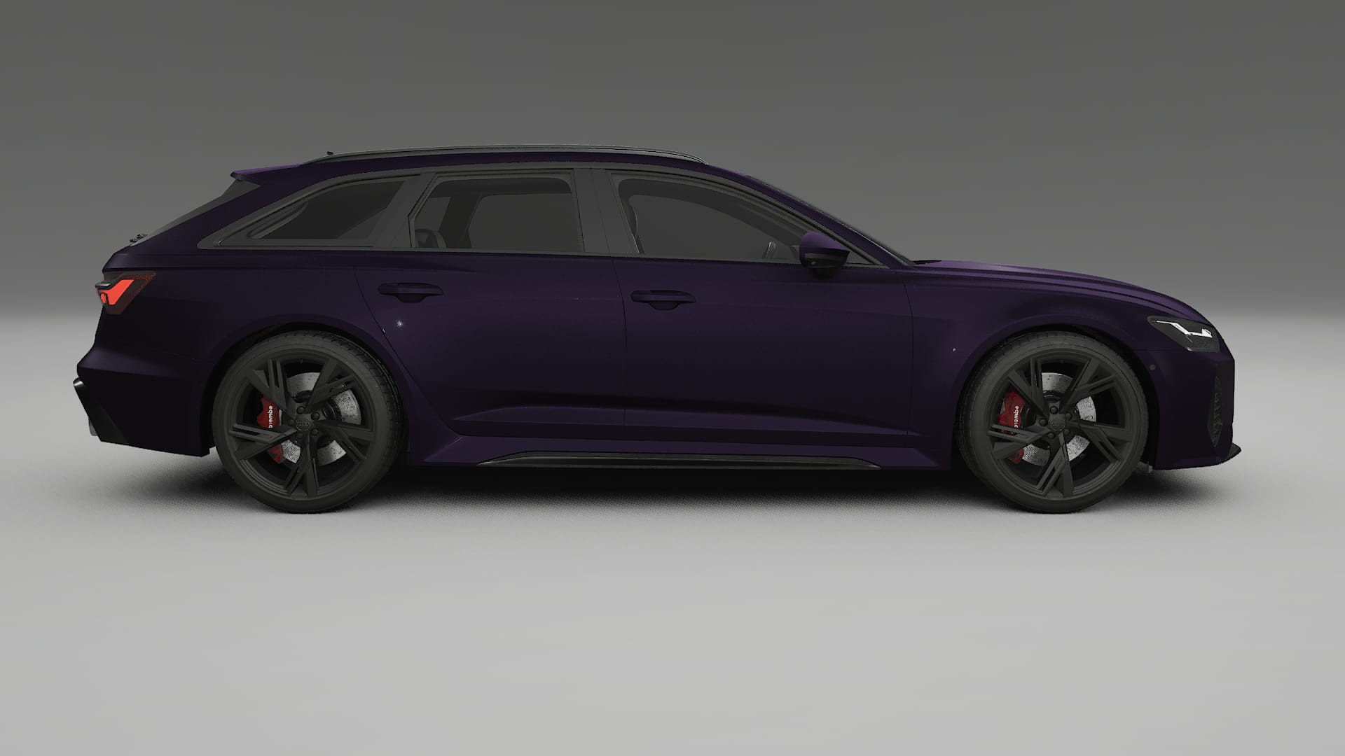 Audi RS6 Avant C8 facelift LCI Film de Protecție pentru Vopsea TPU | VIOLET PPF cu Schimbare de Culoare – Kit Complet Predecu