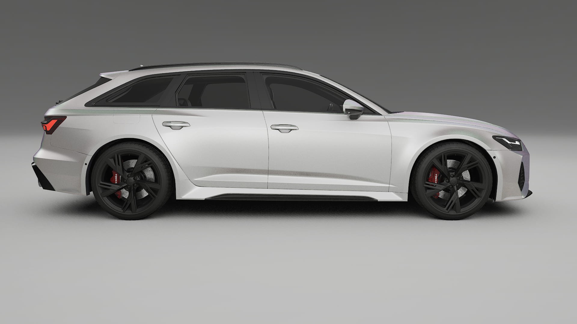 Audi RS6 Avant C8 facelift LCI Film de Protecție pentru Vopsea TPU | NEBULA PPF cu Schimbare de Culoare – Kit Complet Predecu