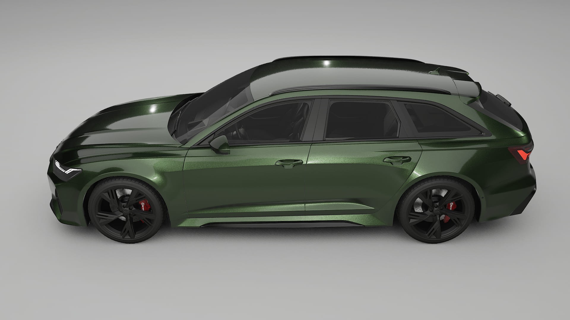 Audi RS6 Avant C8 facelift LCI Film de Protecție pentru Vopsea TPU | LAGOON PPF cu Schimbare de Culoare – Kit Complet Predecu