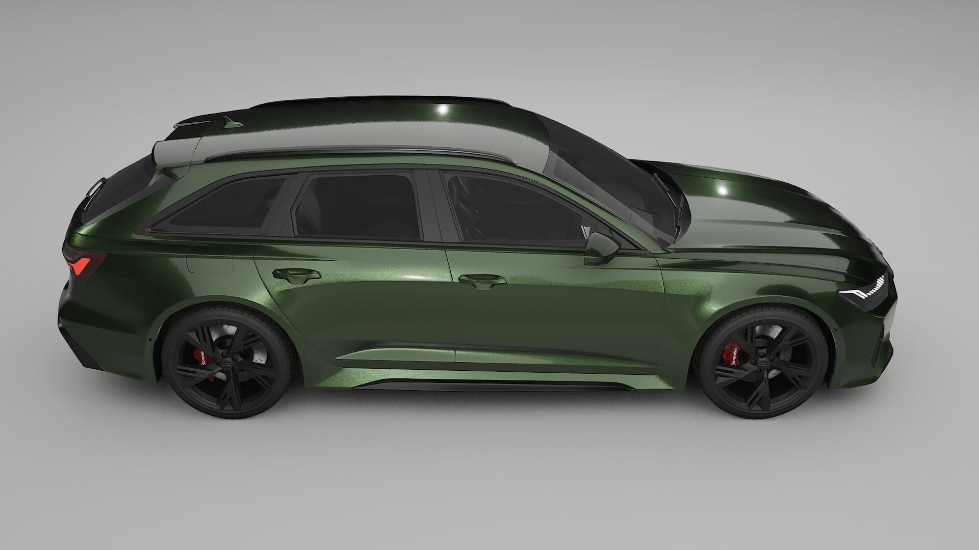 Audi RS6 Avant C8 facelift LCI Film de Protecție pentru Vopsea TPU | LAGOON PPF cu Schimbare de Culoare – Kit Complet Predecu