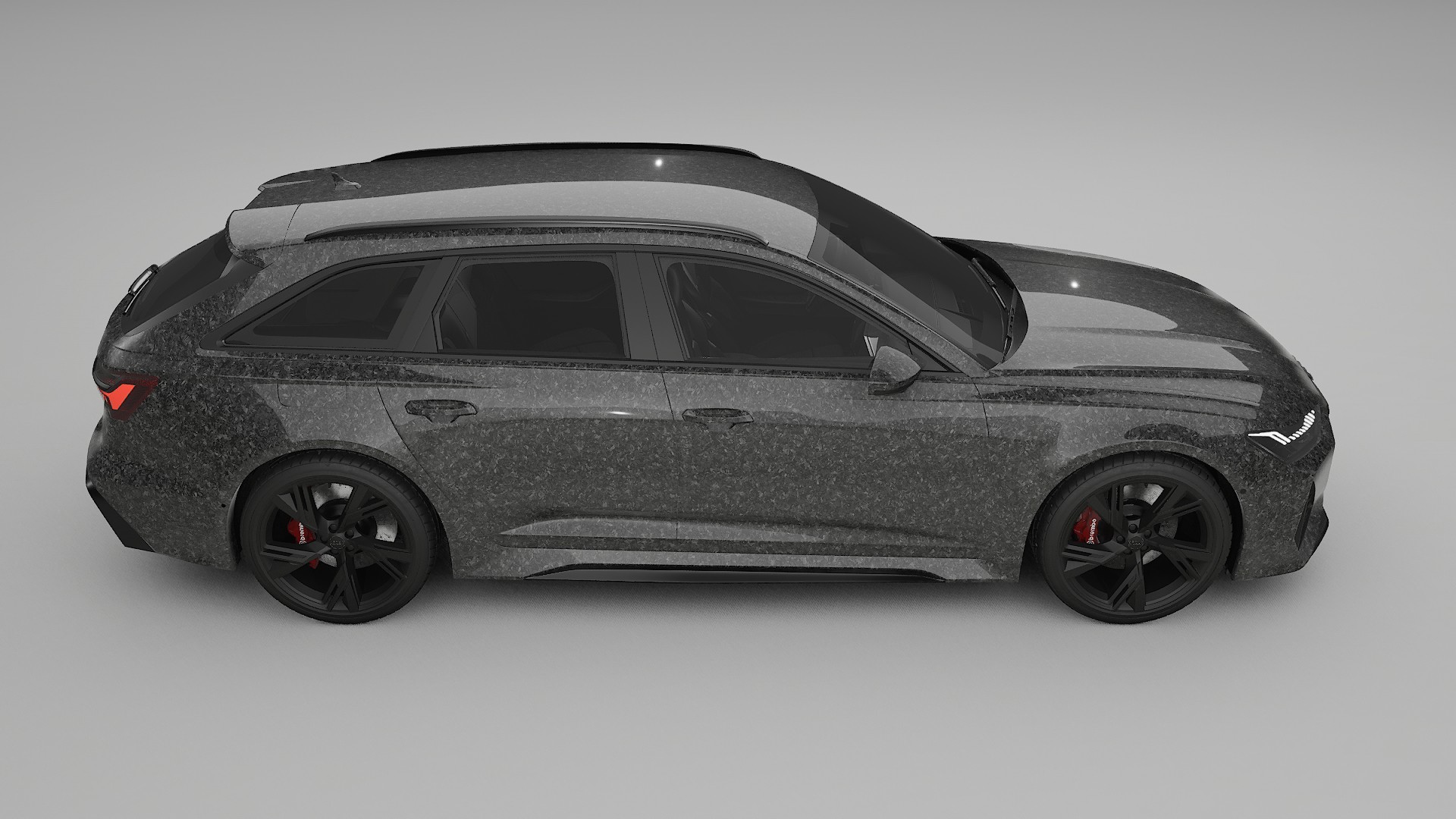 Audi RS6 Avant C8 facelift LCI Film de Protecție pentru Vopsea TPU | FORGED S PPF cu Schimbare de Culoare – Kit Complet Prede