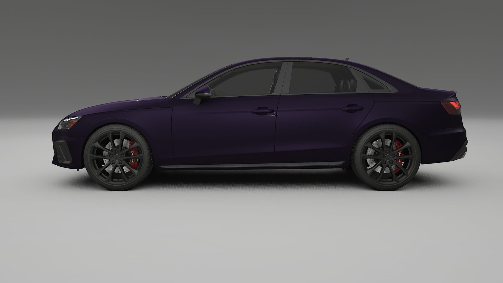 Audi S4 Sedan B9 facelift LCI Film de Protecție pentru Vopsea TPU | VIOLET PPF cu Schimbare de Culoare – Kit Complet Predecup