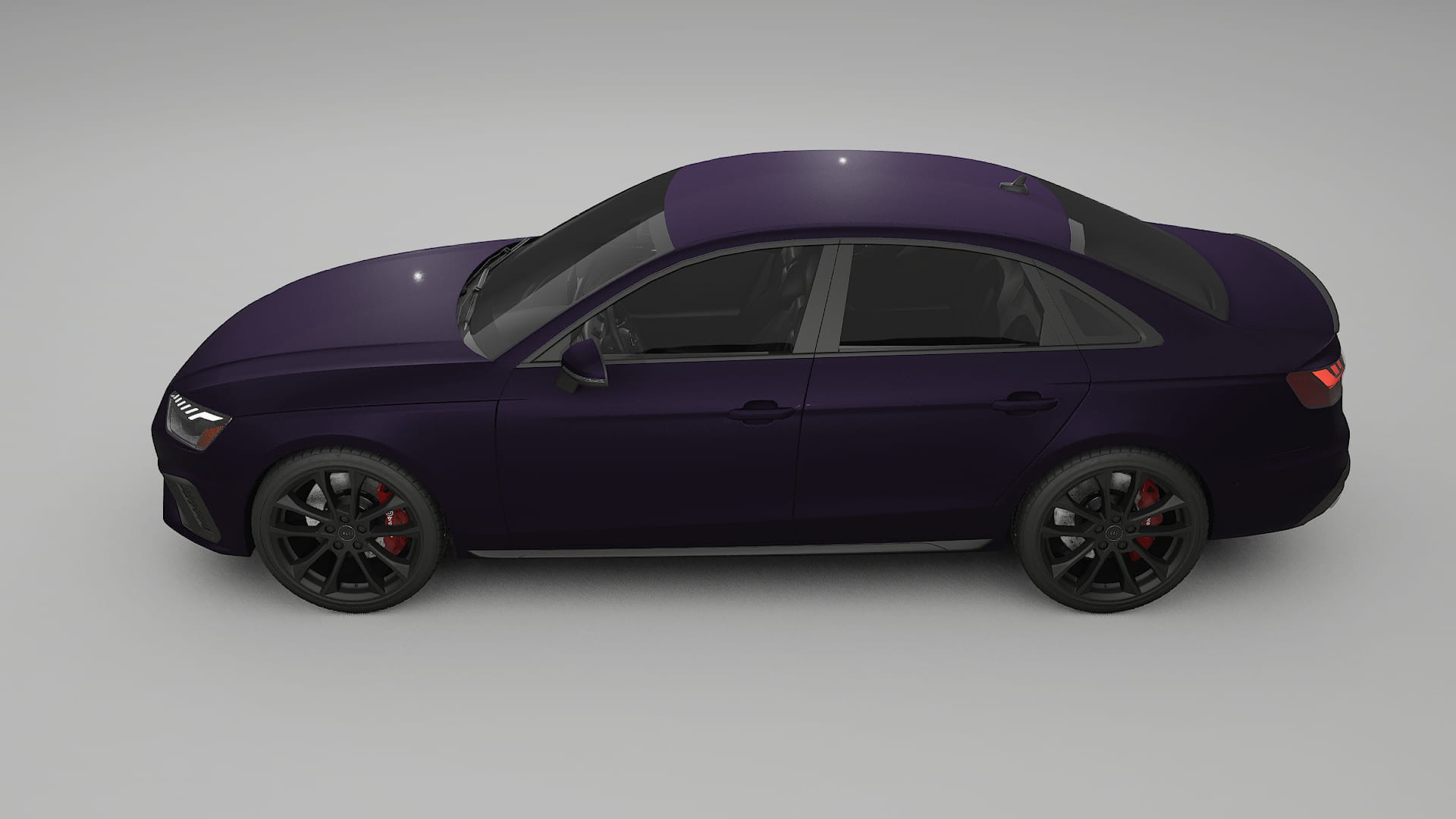 Audi S4 Sedan B9 facelift LCI Film de Protecție pentru Vopsea TPU | VIOLET PPF cu Schimbare de Culoare – Kit Complet Predecup