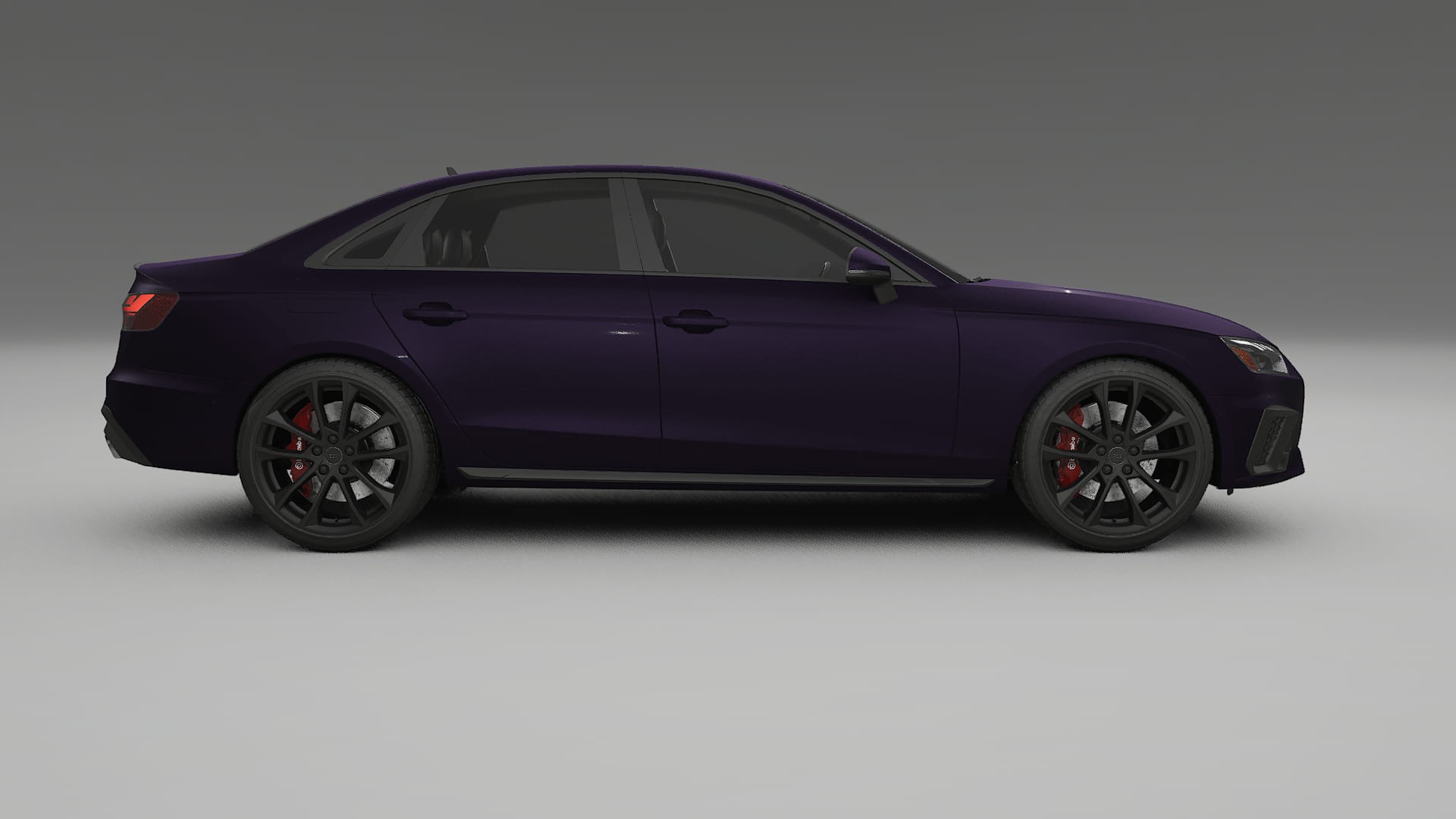 Audi S4 Sedan B9 facelift LCI Film de Protecție pentru Vopsea TPU | VIOLET PPF cu Schimbare de Culoare – Kit Complet Predecup