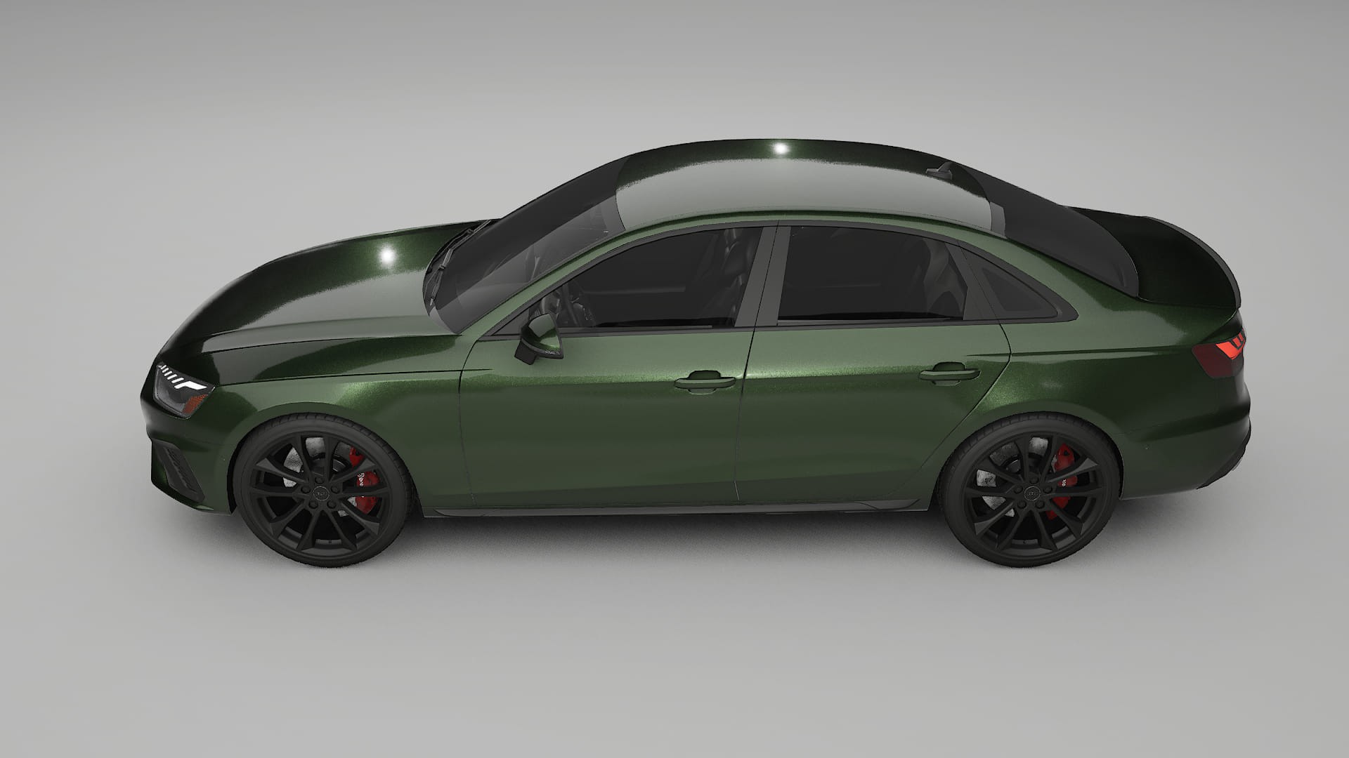 Audi S4 Sedan B9 facelift LCI Film de Protecție pentru Vopsea TPU | LAGOON PPF cu Schimbare de Culoare – Kit Complet Predecup