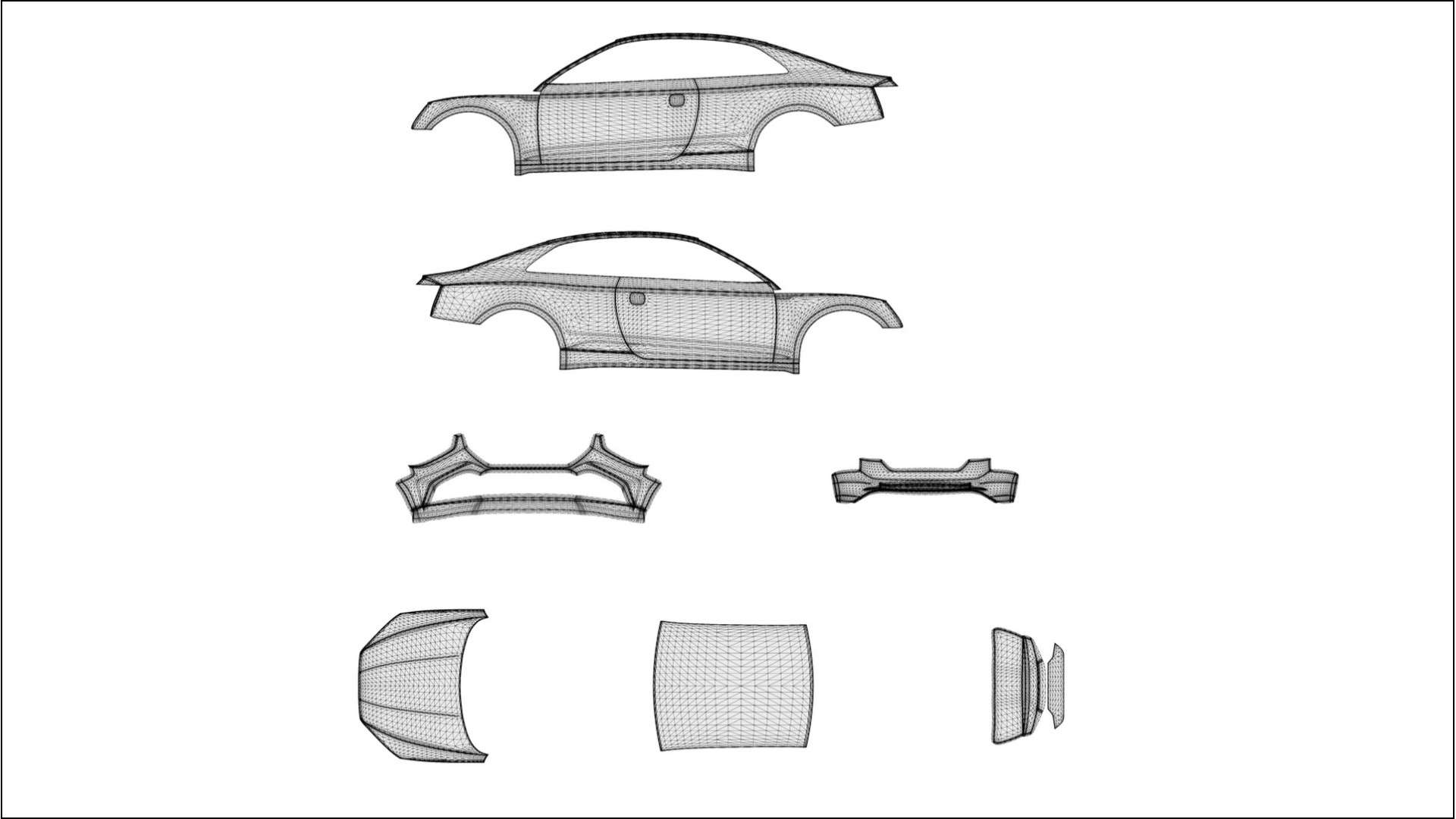 Audi S5 B9 prefacelift pre LCI Film de Protecție pentru Vopsea TPU | FORGED S PPF cu Schimbare de Culoare – Kit Complet Prede