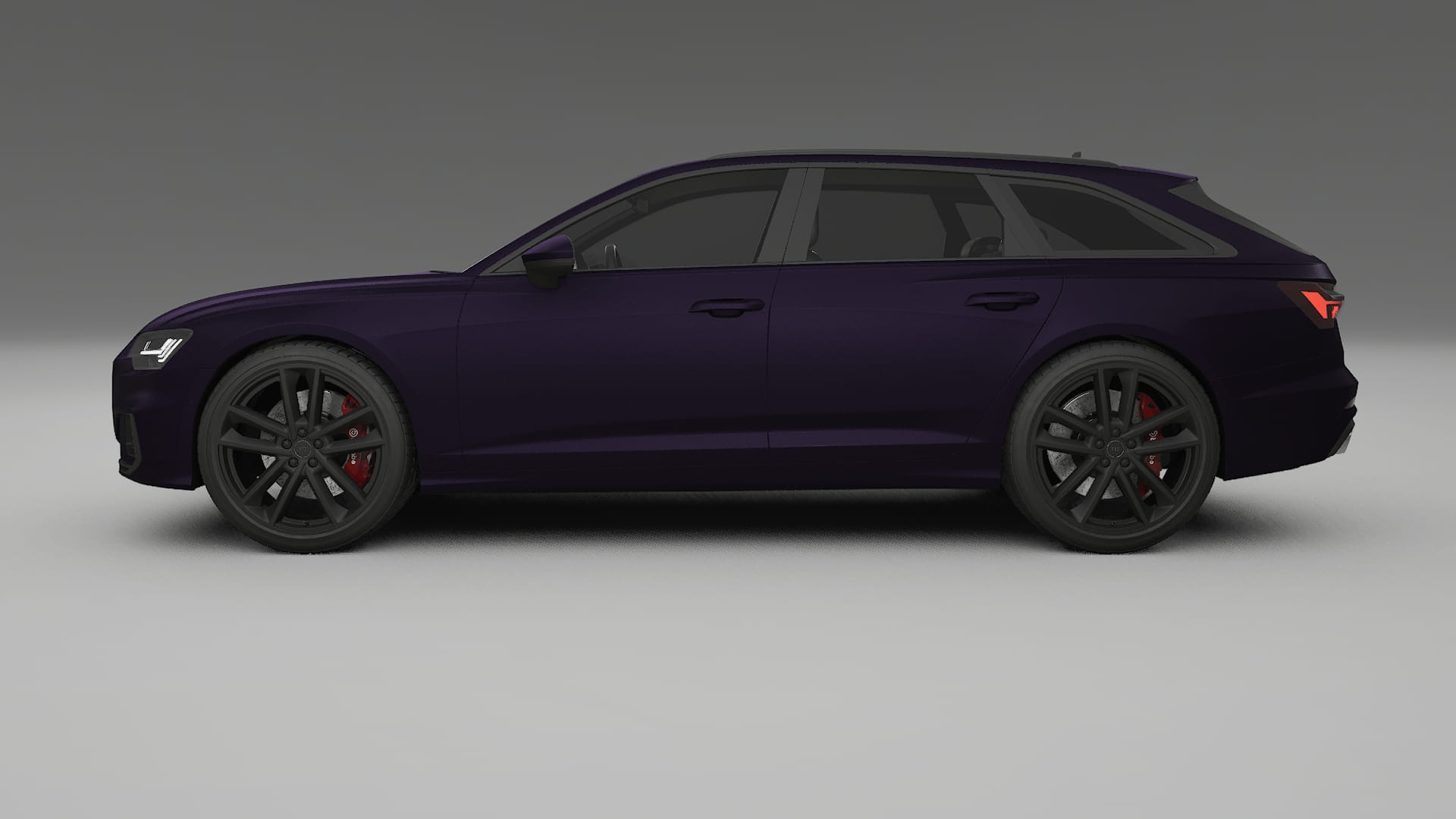 Audi S6 Avant prefacelift pre LCI C8 Film de Protecție pentru Vopsea TPU | VIOLET PPF cu Schimbare de Culoare – Kit Complet P