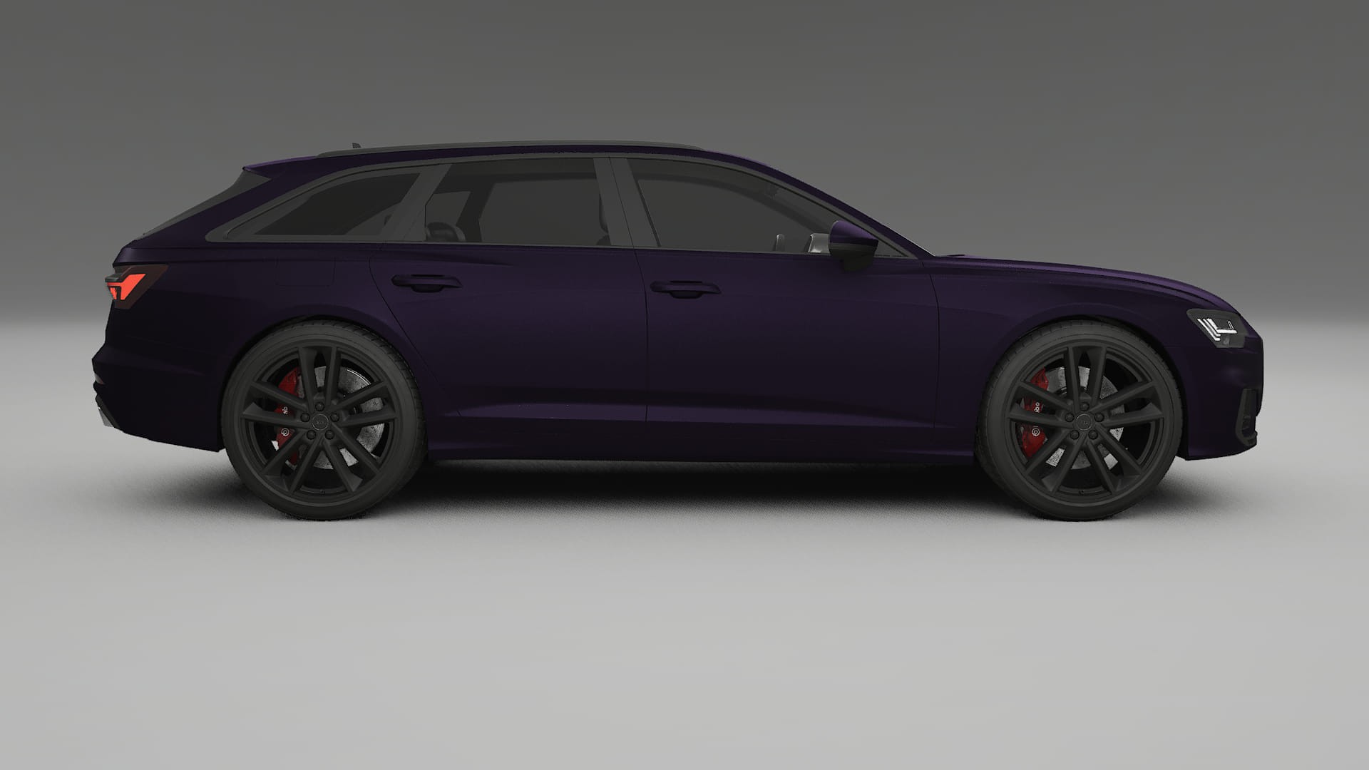 Audi S6 Avant prefacelift pre LCI C8 Film de Protecție pentru Vopsea TPU | VIOLET PPF cu Schimbare de Culoare – Kit Complet P