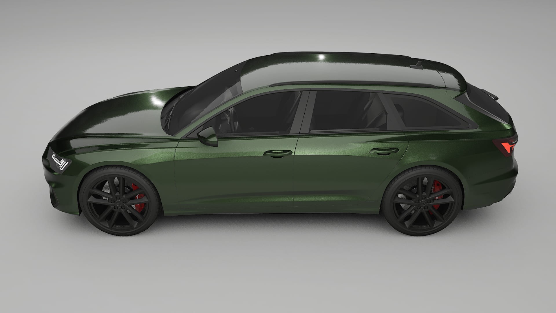 Audi S6 Avant prefacelift pre LCI C8 Film de Protecție pentru Vopsea TPU | LAGOON PPF cu Schimbare de Culoare – Kit Complet P