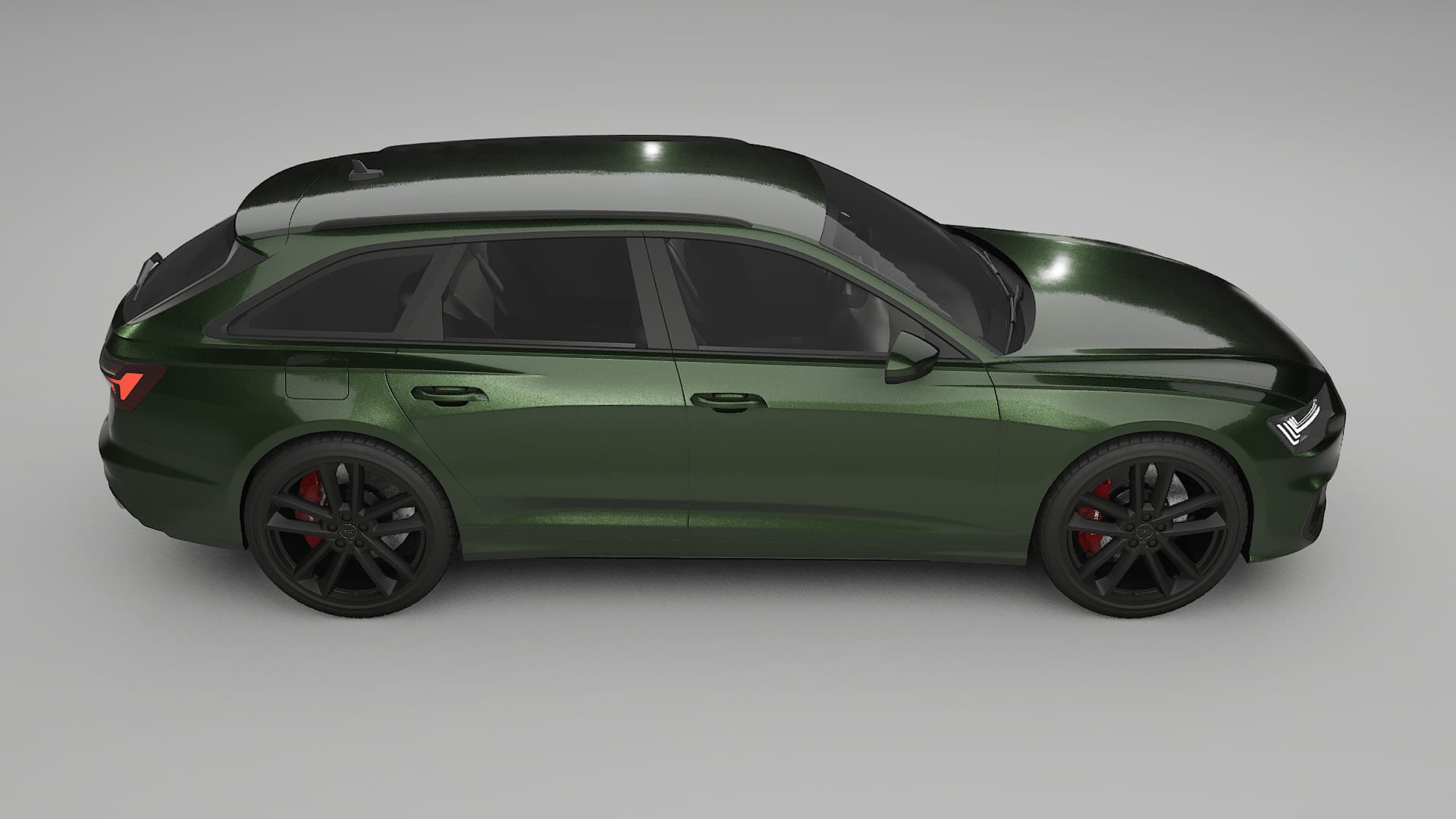 Audi S6 Avant prefacelift pre LCI C8 Film de Protecție pentru Vopsea TPU | LAGOON PPF cu Schimbare de Culoare – Kit Complet P