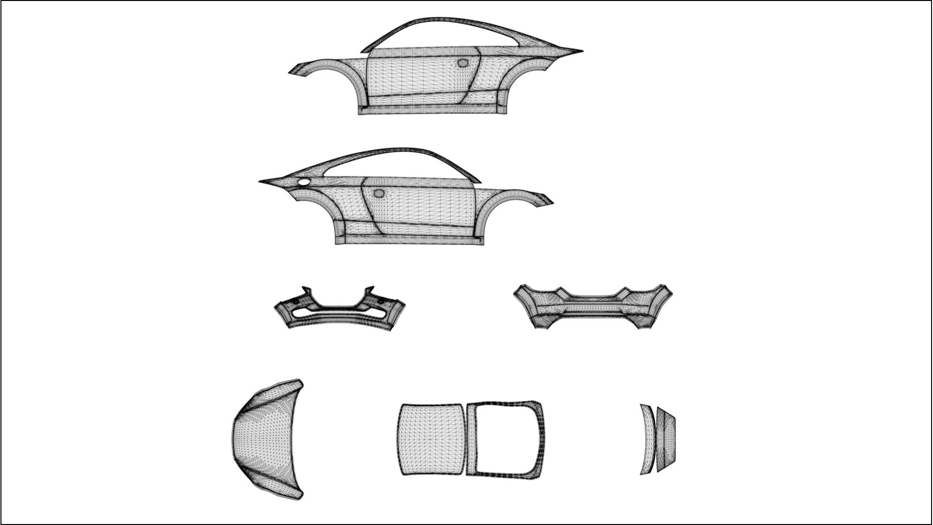Audi TT Coupe 8S prefacelift pre LCI Film de Protecție pentru Vopsea TPU | JEWEL PPF cu Schimbare de Culoare – Kit Complet Pr