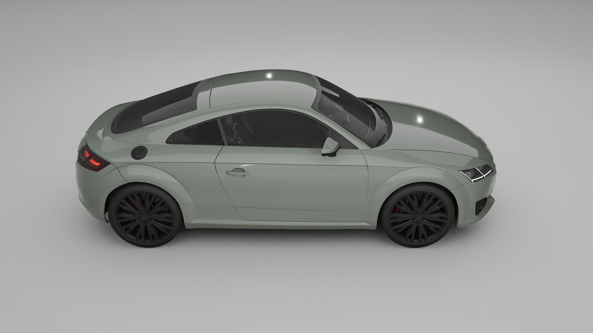 Audi TT Coupe 8S prefacelift pre LCI Film de Protecție pentru Vopsea TPU | SLATE PPF cu Schimbare de Culoare – Kit Complet Pr