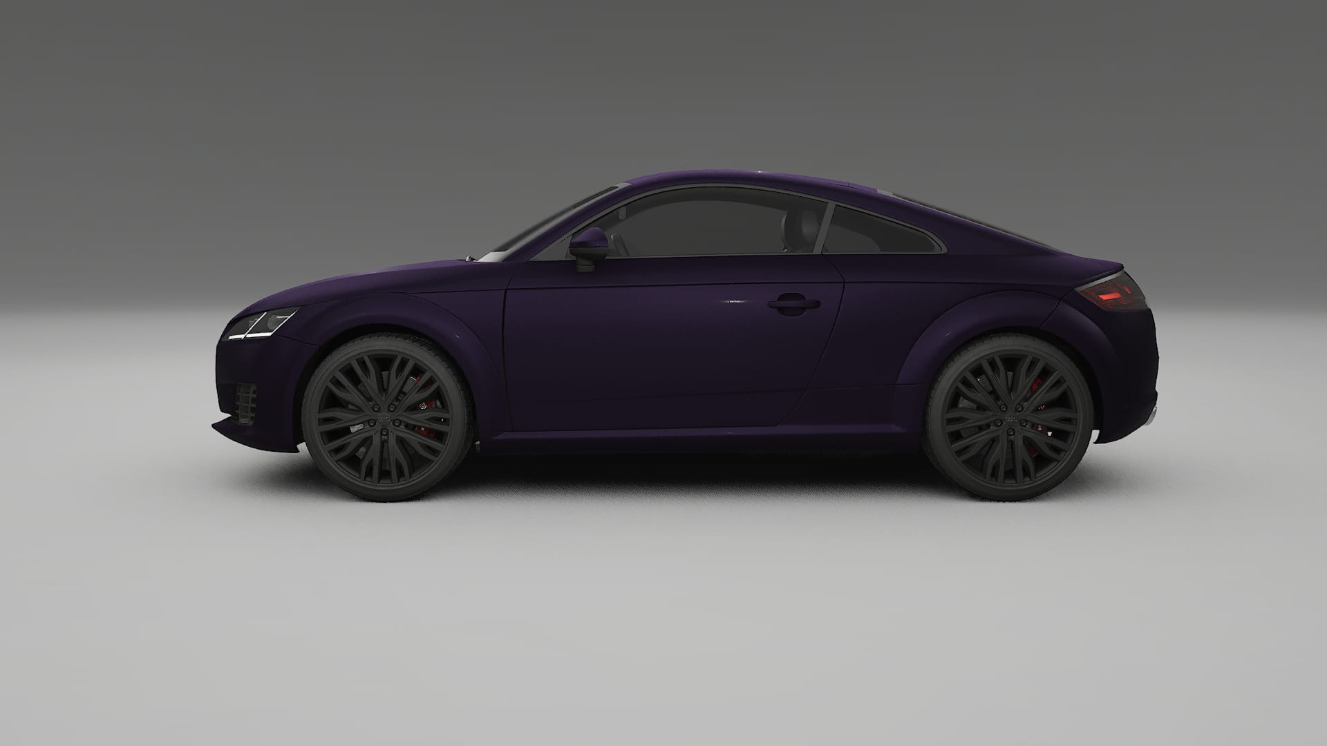 Audi TT Coupe 8S prefacelift pre LCI Film de Protecție pentru Vopsea TPU | VIOLET PPF cu Schimbare de Culoare – Kit Complet P