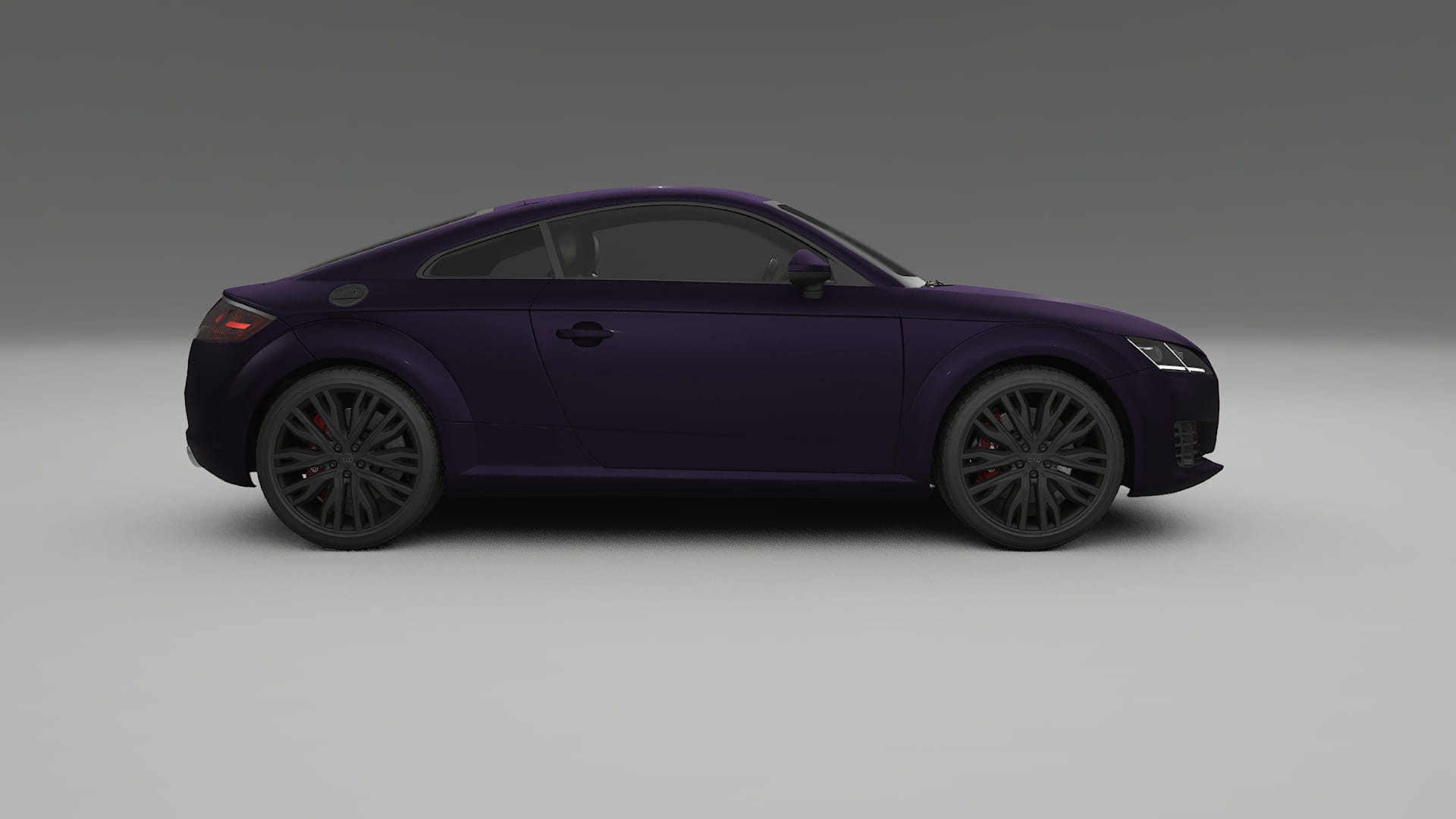 Audi TT Coupe 8S prefacelift pre LCI Film de Protecție pentru Vopsea TPU | VIOLET PPF cu Schimbare de Culoare – Kit Complet P