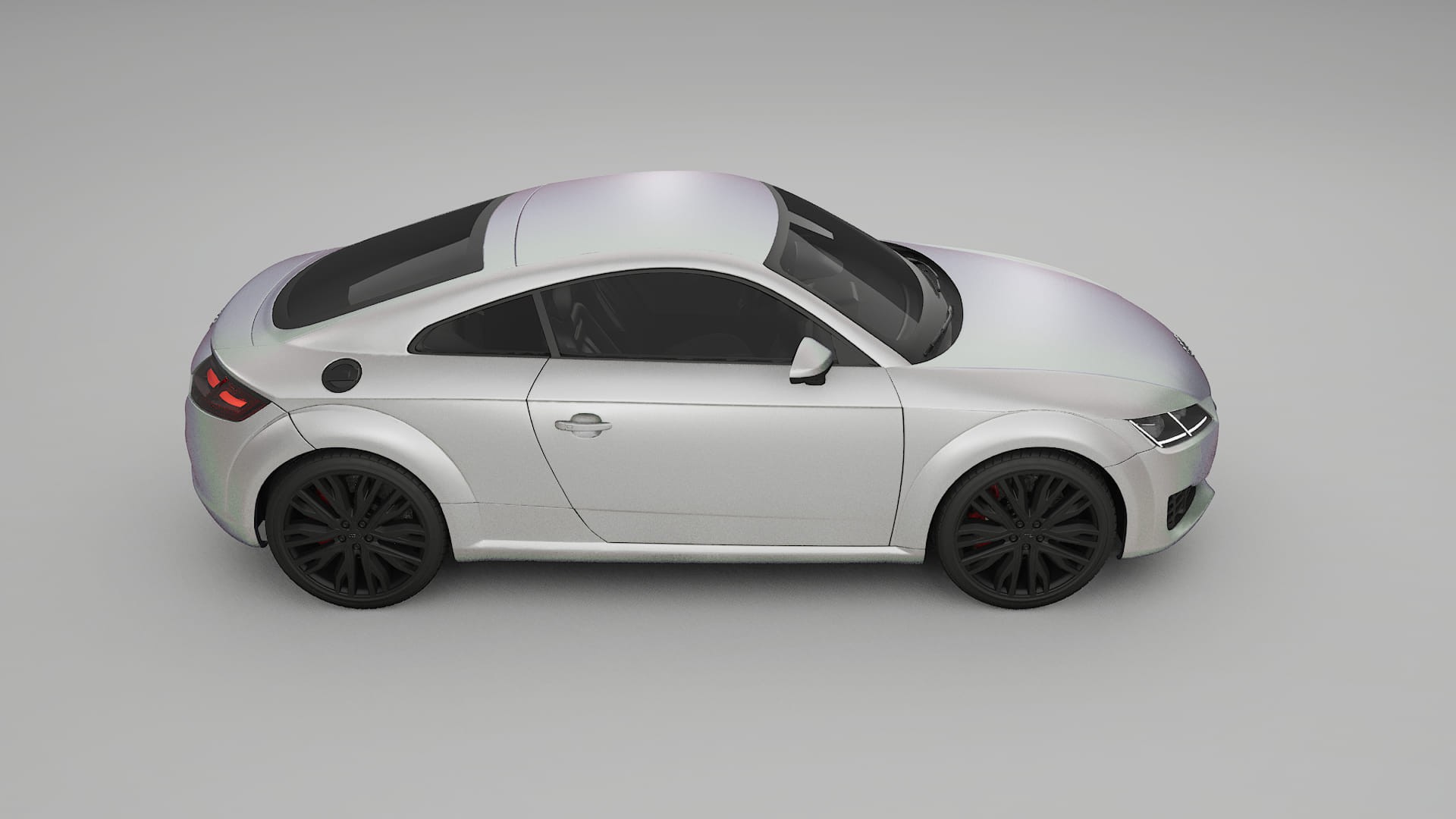 Audi TT Coupe 8S prefacelift pre LCI Film de Protecție pentru Vopsea TPU | NEBULA PPF cu Schimbare de Culoare – Kit Complet P