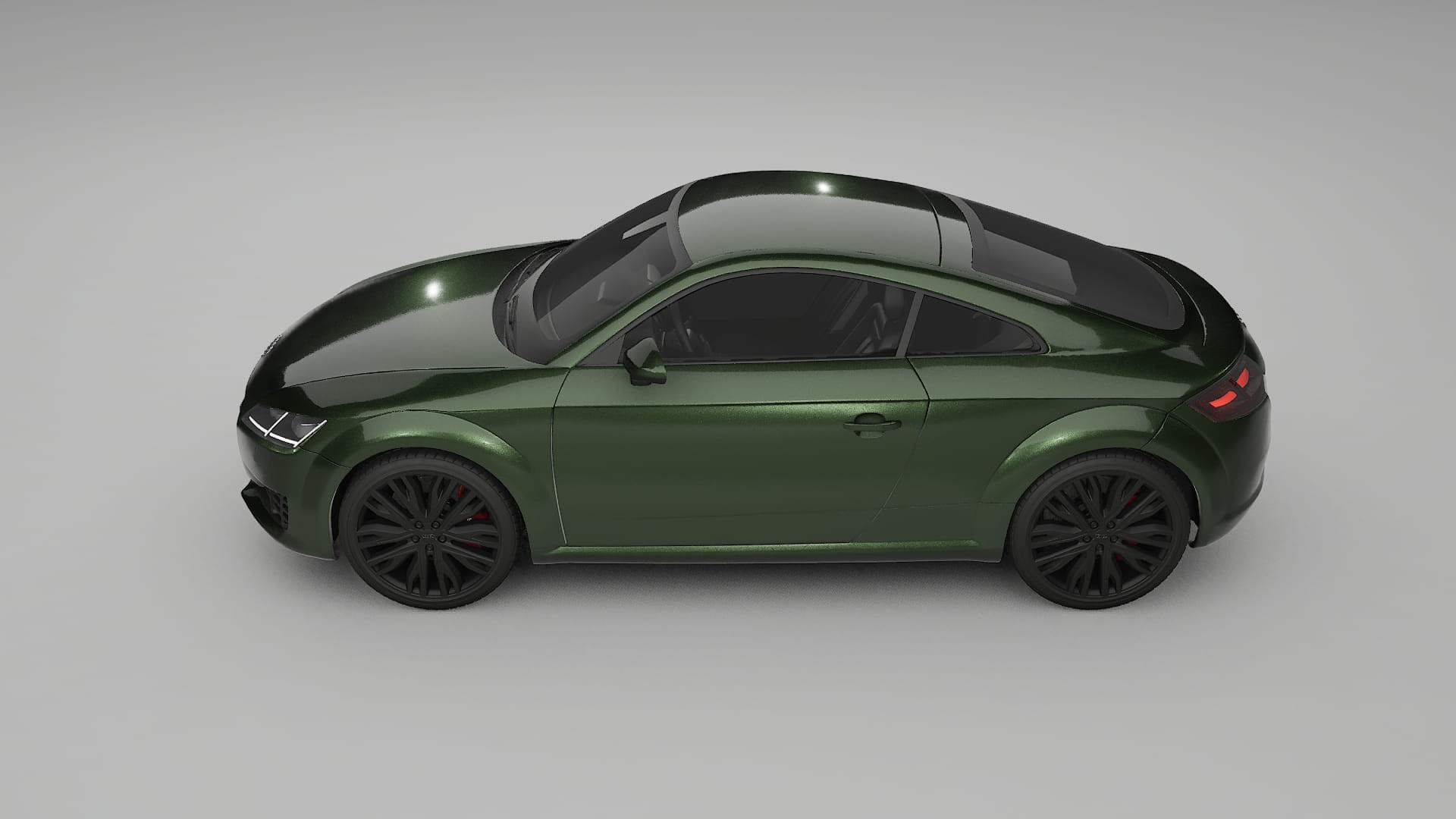 Audi TT Coupe 8S prefacelift pre LCI Film de Protecție pentru Vopsea TPU | LAGOON PPF cu Schimbare de Culoare – Kit Complet P