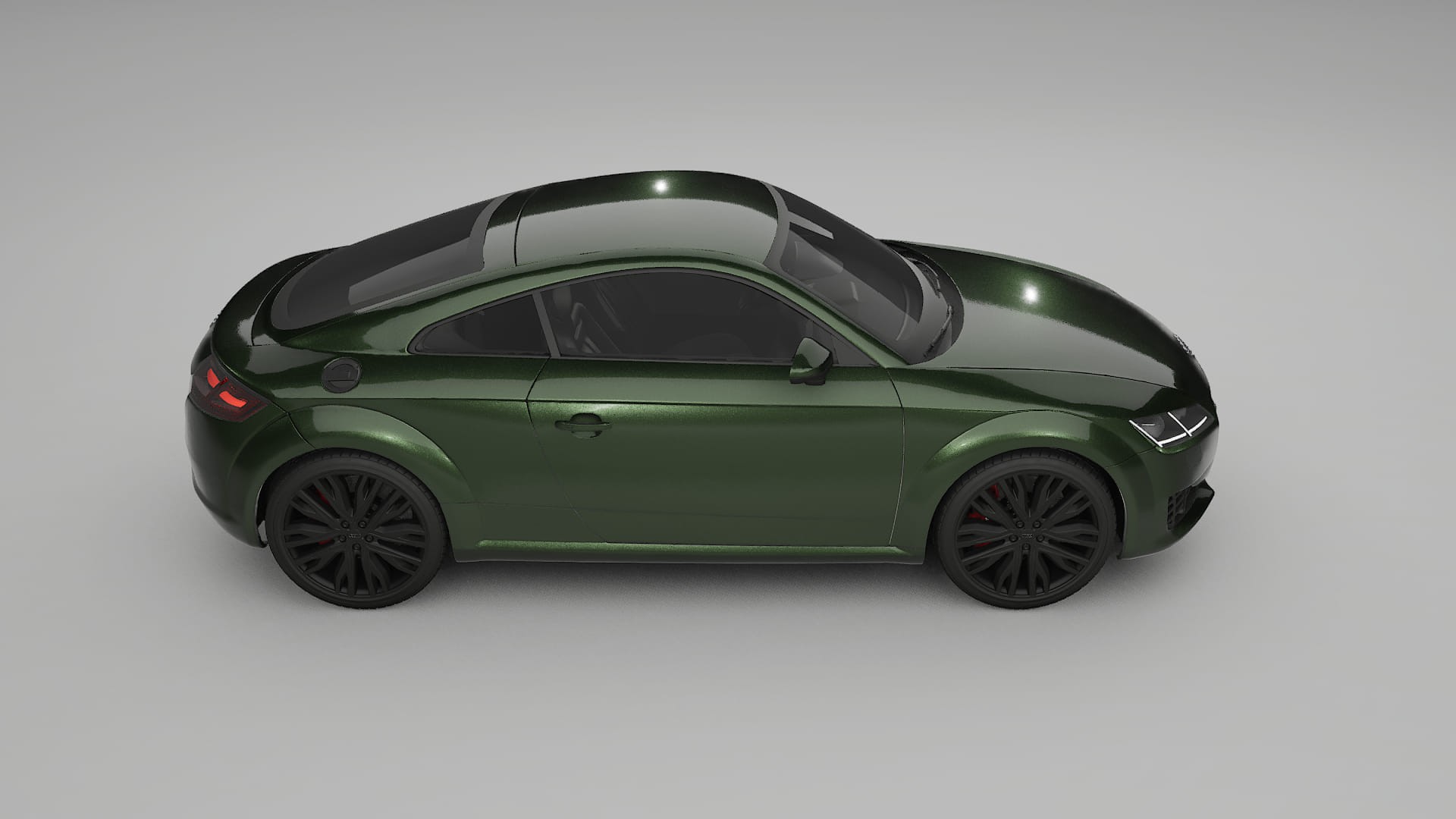 Audi TT Coupe 8S prefacelift pre LCI Film de Protecție pentru Vopsea TPU | LAGOON PPF cu Schimbare de Culoare – Kit Complet P