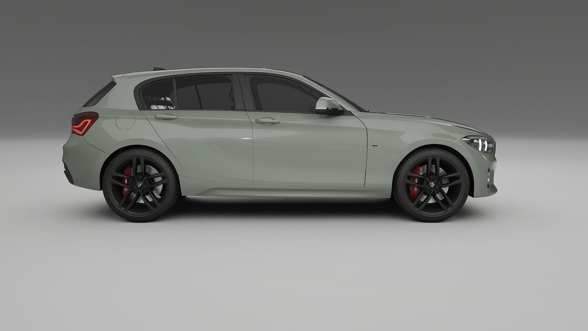 BMW 1 F20 facelift LCI Film de Protecție pentru Vopsea TPU | SLATE PPF cu Schimbare de Culoare – Kit Complet Predecupat