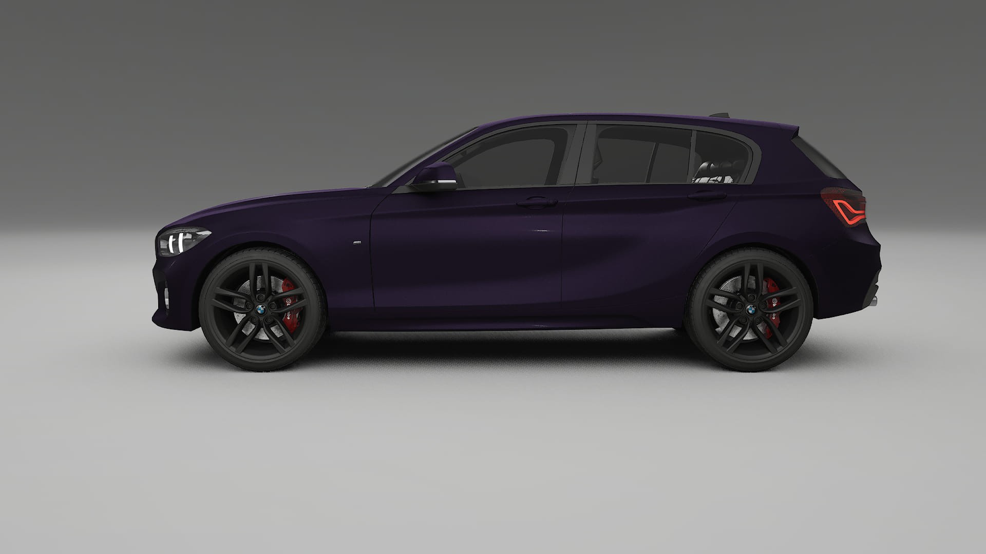 BMW 1 F20 facelift LCI Film de Protecție pentru Vopsea TPU | VIOLET PPF cu Schimbare de Culoare – Kit Complet Predecupat
