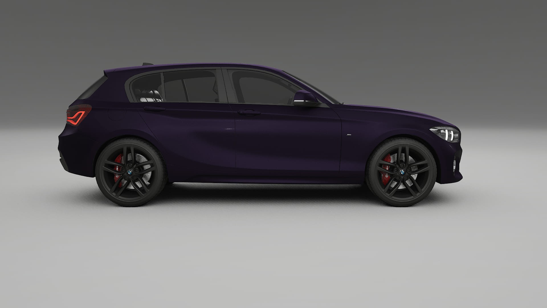 BMW 1 F20 facelift LCI Film de Protecție pentru Vopsea TPU | VIOLET PPF cu Schimbare de Culoare – Kit Complet Predecupat
