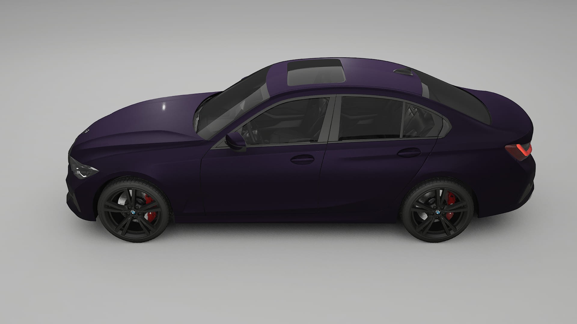 BMW 3 G20 prefacelift pre LCI Film de Protecție pentru Vopsea TPU | VIOLET PPF cu Schimbare de Culoare – Kit Complet Predecup