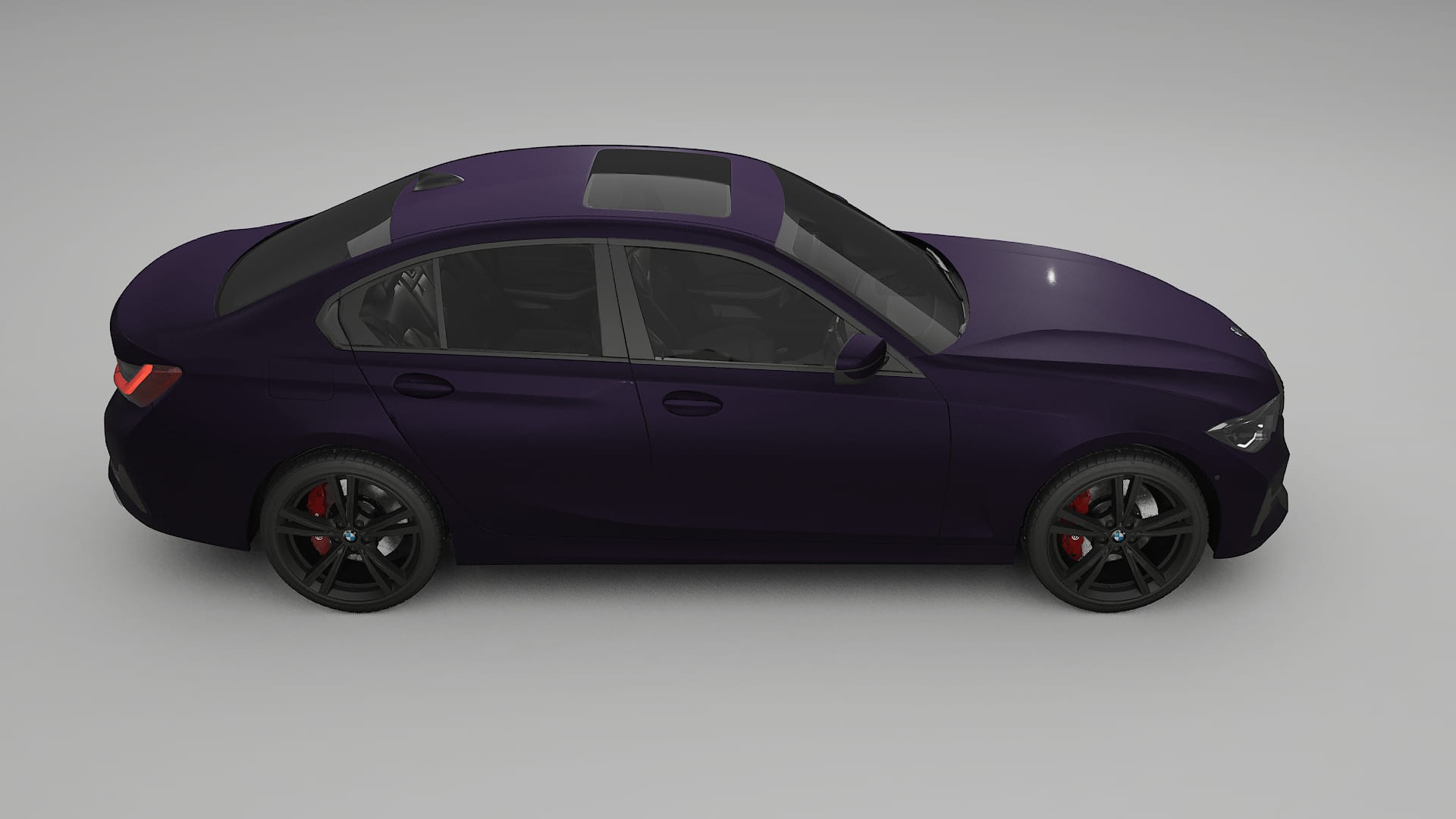BMW 3 G20 prefacelift pre LCI Film de Protecție pentru Vopsea TPU | VIOLET PPF cu Schimbare de Culoare – Kit Complet Predecup