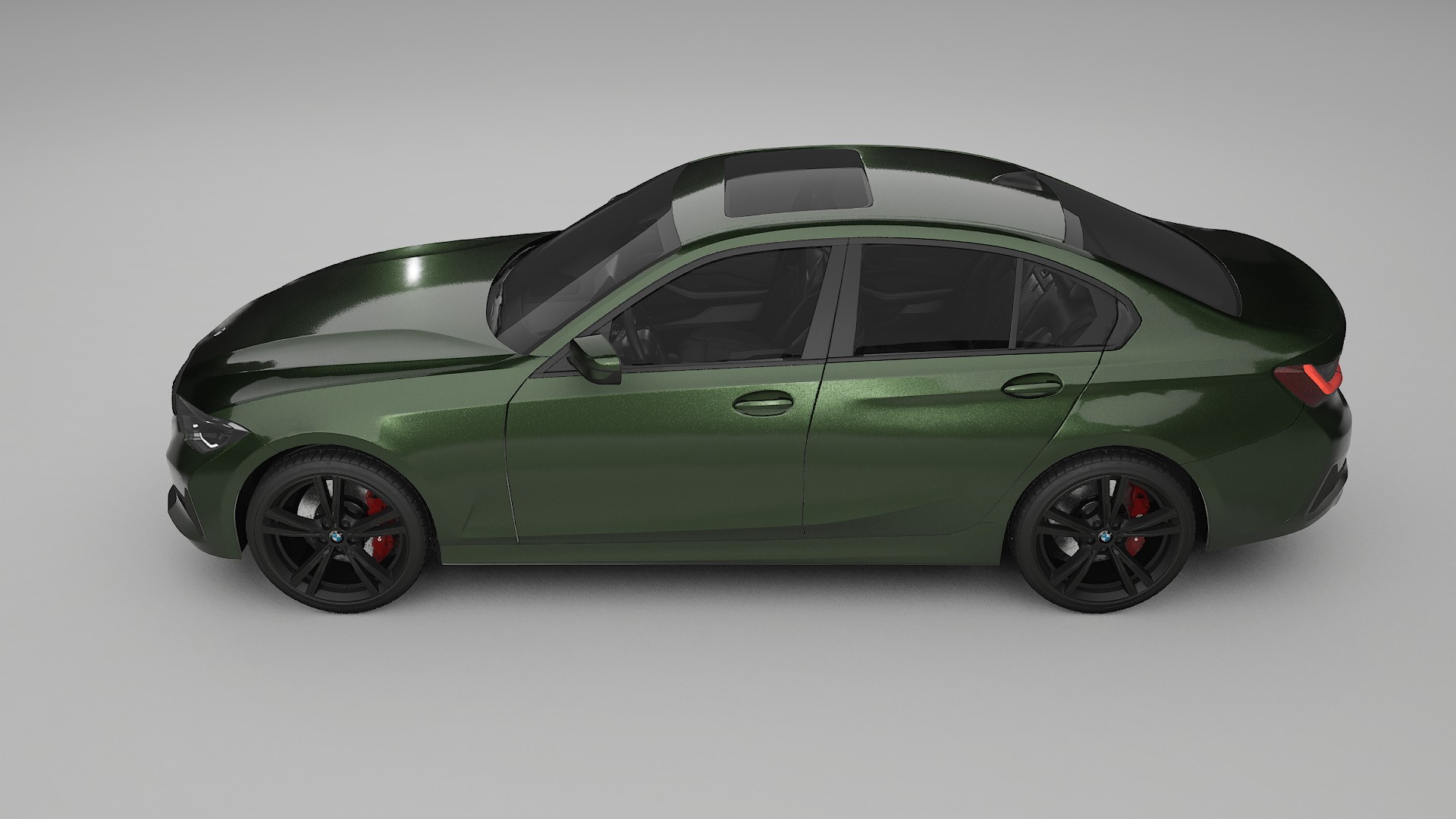 BMW 3 G20 prefacelift pre LCI Film de Protecție pentru Vopsea TPU | LAGOON PPF cu Schimbare de Culoare – Kit Complet Predecup