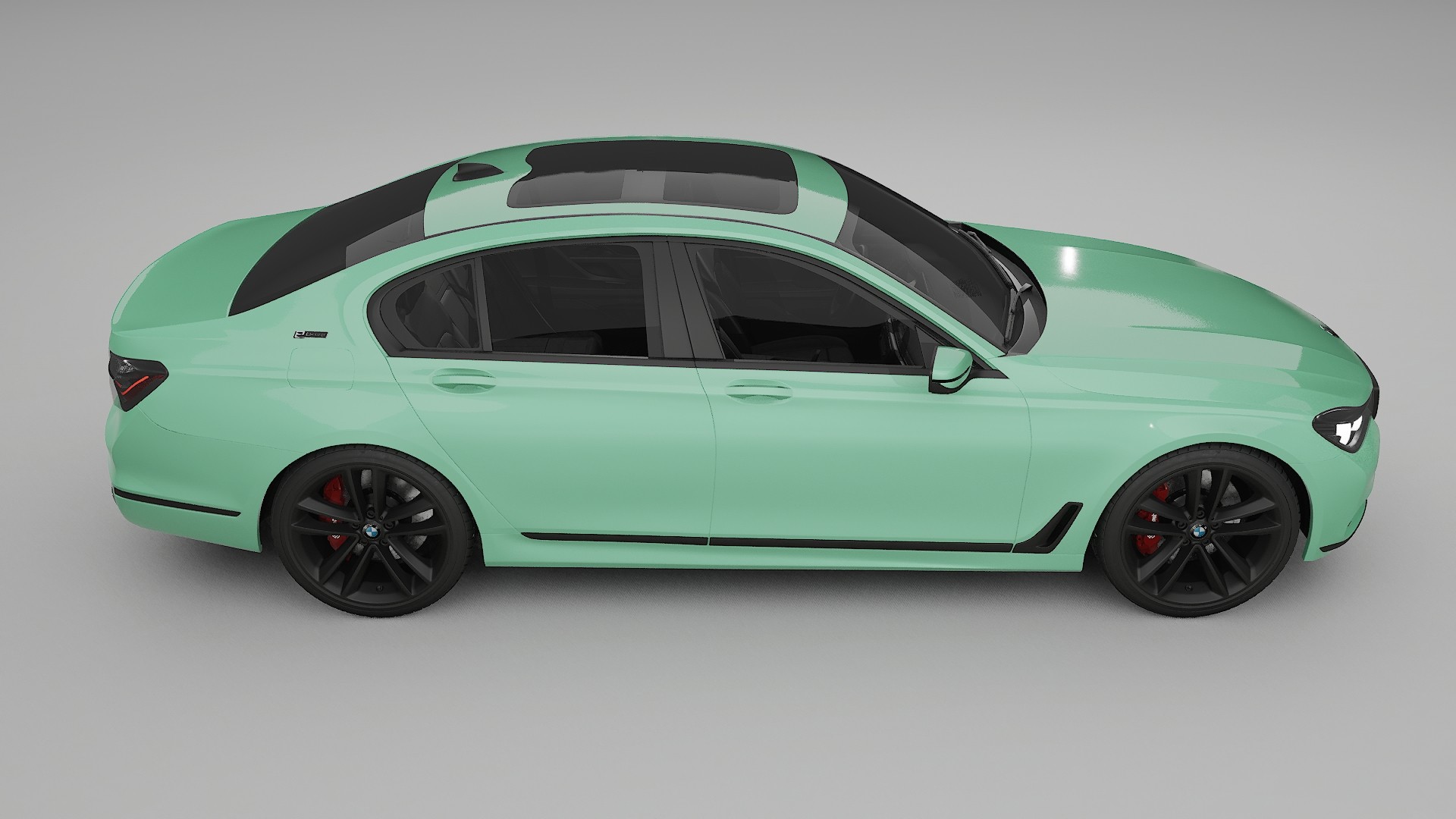 BMW 7 G11 G12 facelift LCI Film de Protecție pentru Vopsea TPU | DUSTY PPF cu Schimbare de Culoare – Kit Complet Predecupat