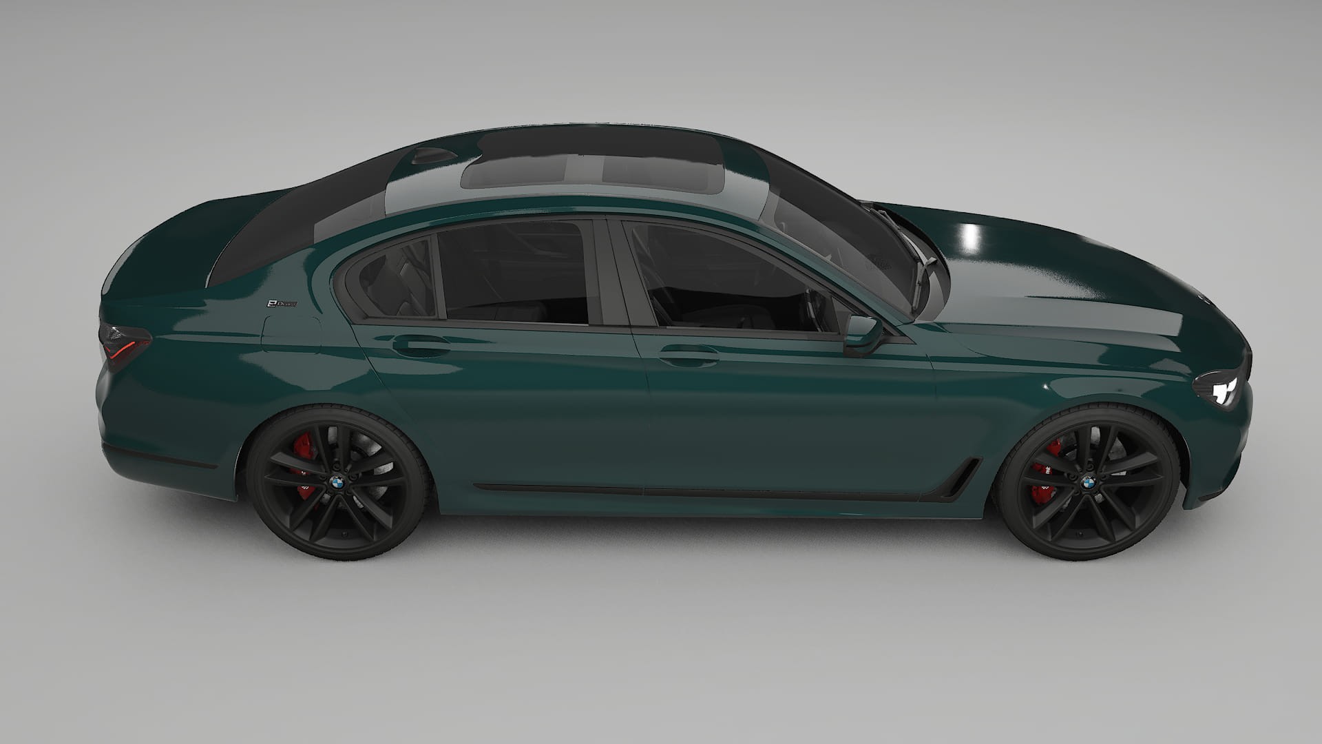 BMW 7 G11 G12 facelift LCI Film de Protecție pentru Vopsea TPU | INFERNO PPF cu Schimbare de Culoare – Kit Complet Predecupat