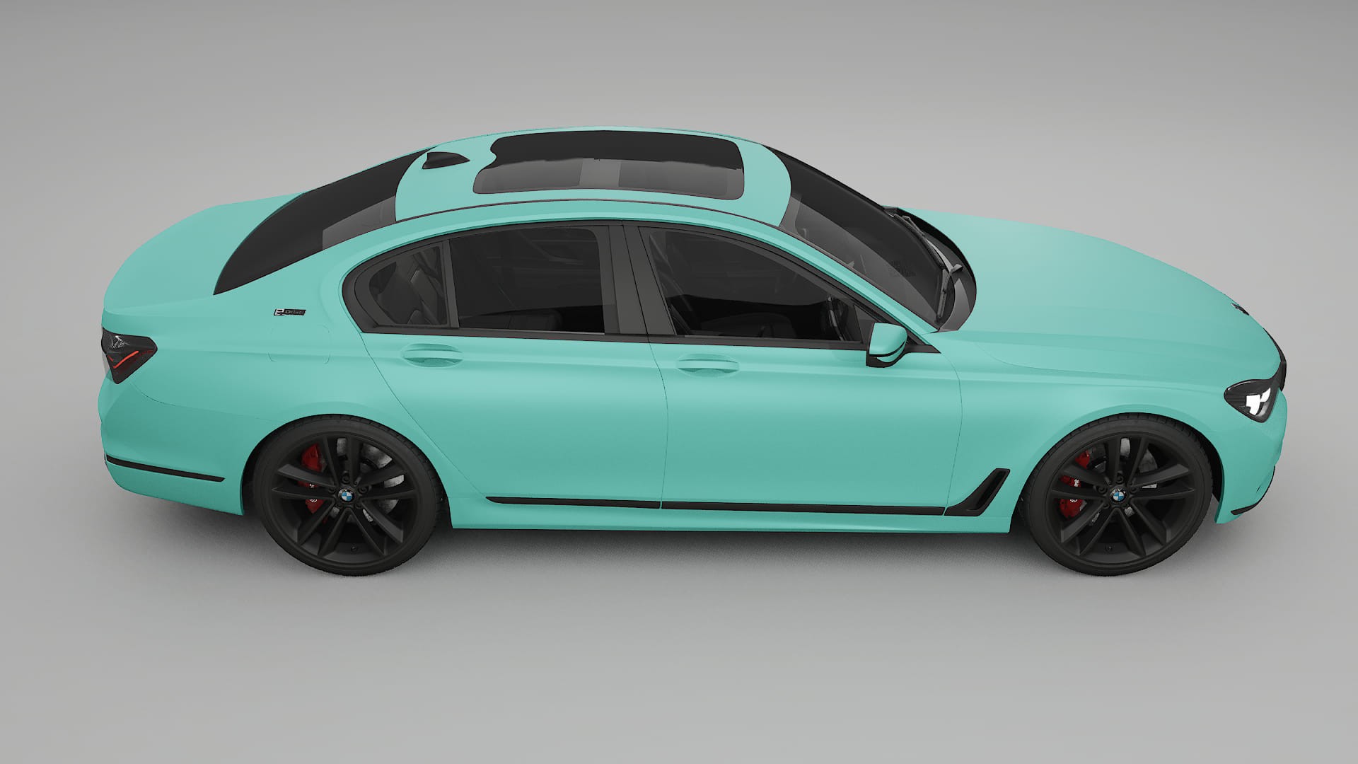 BMW 7 G11 G12 facelift LCI Film de Protecție pentru Vopsea TPU | FROST PPF cu Schimbare de Culoare – Kit Complet Predecupat