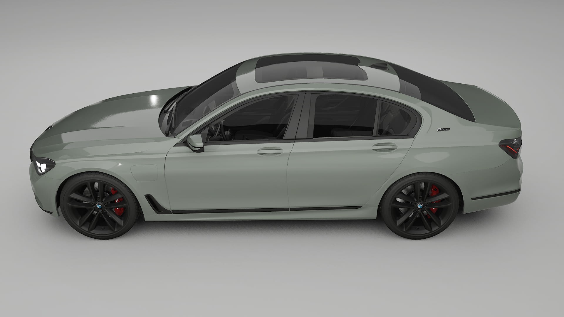 BMW 7 G11 G12 facelift LCI Film de Protecție pentru Vopsea TPU | SLATE PPF cu Schimbare de Culoare – Kit Complet Predecupat