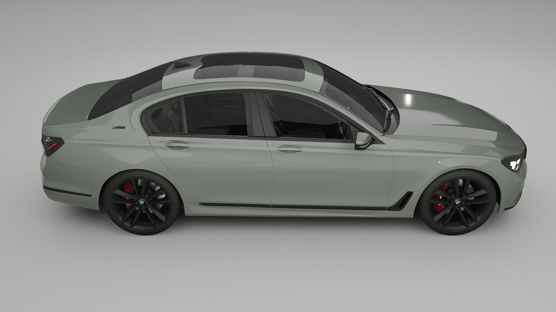 BMW 7 G11 G12 facelift LCI Film de Protecție pentru Vopsea TPU | SLATE PPF cu Schimbare de Culoare – Kit Complet Predecupat