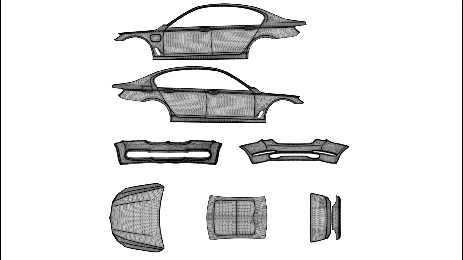 BMW 7 G11 G12 facelift LCI Film de Protecție pentru Vopsea TPU | BLAZE PPF cu Schimbare de Culoare – Kit Complet Predecupat
