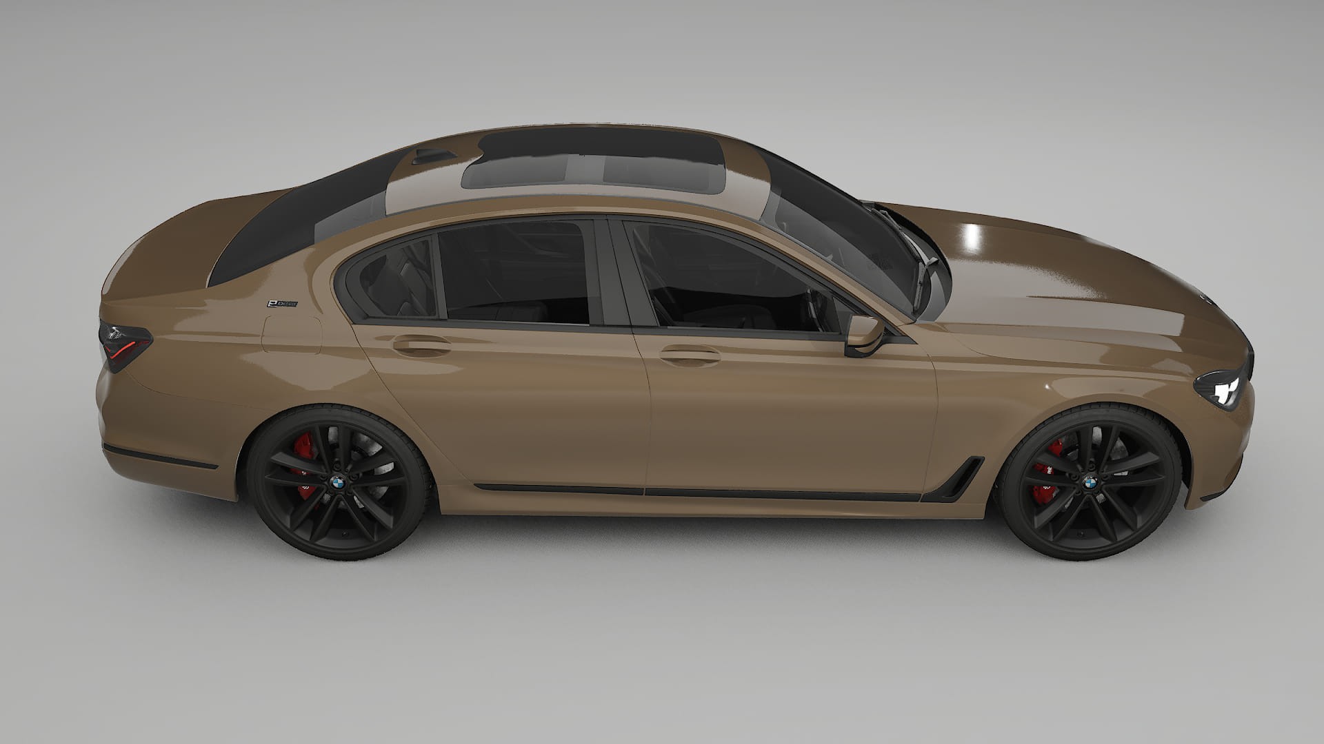 BMW 7 G11 G12 facelift LCI Film de Protecție pentru Vopsea TPU | SAHARA PPF cu Schimbare de Culoare – Kit Complet Predecupat