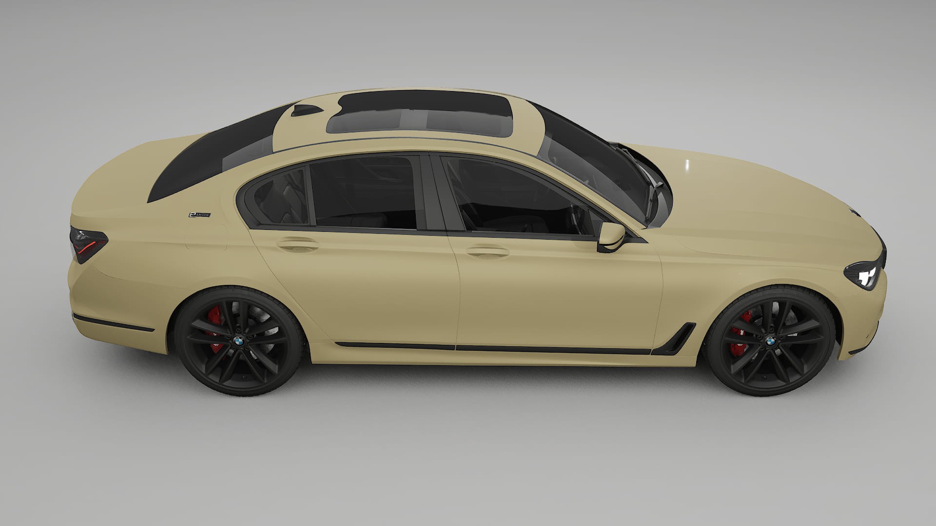 BMW 7 G11 G12 facelift LCI Film de Protecție pentru Vopsea TPU | SAND PPF cu Schimbare de Culoare – Kit Complet Predecupat