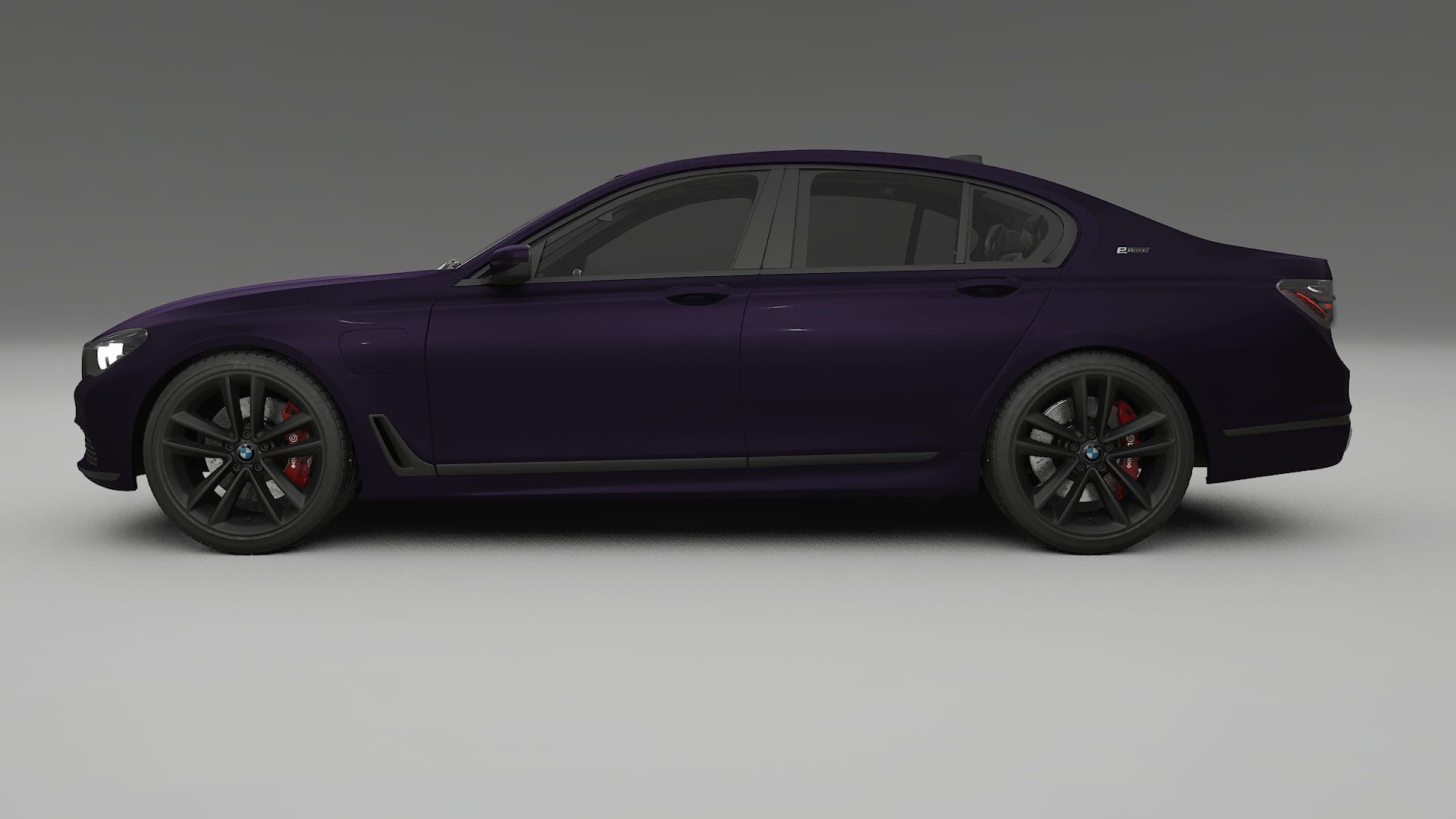 BMW 7 G11 G12 facelift LCI Film de Protecție pentru Vopsea TPU | VIOLET PPF cu Schimbare de Culoare – Kit Complet Predecupat