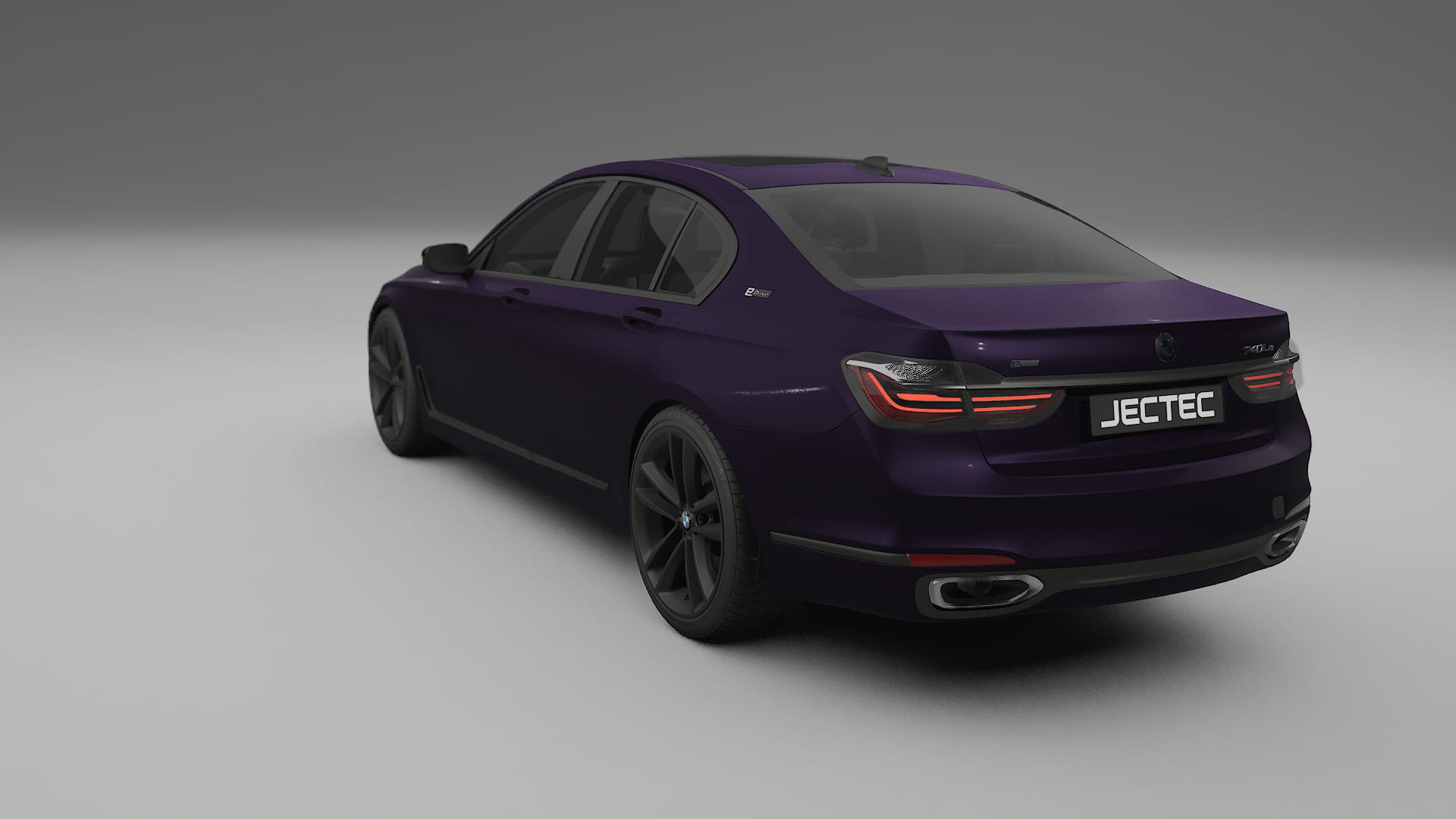 BMW 7 G11 G12 facelift LCI Film de Protecție pentru Vopsea TPU | VIOLET PPF cu Schimbare de Culoare – Kit Complet Predecupat