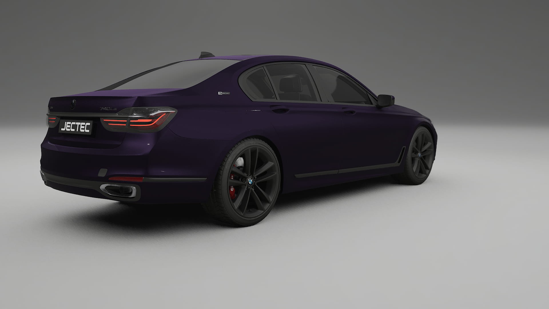 BMW 7 G11 G12 facelift LCI Film de Protecție pentru Vopsea TPU | VIOLET PPF cu Schimbare de Culoare – Kit Complet Predecupat