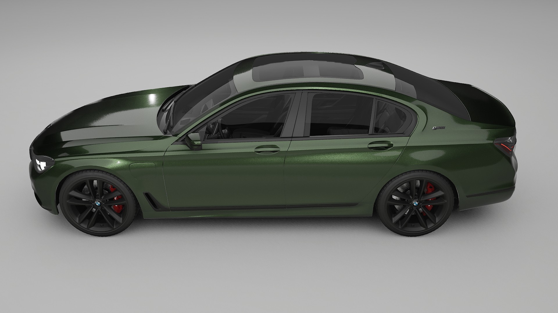 BMW 7 G11 G12 facelift LCI Film de Protecție pentru Vopsea TPU | LAGOON PPF cu Schimbare de Culoare – Kit Complet Predecupat