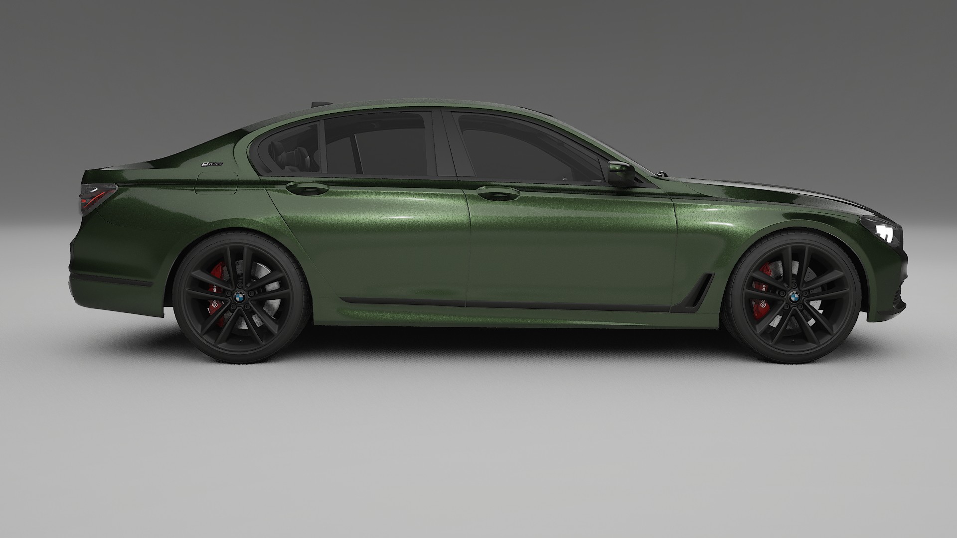 BMW 7 G11 G12 facelift LCI Film de Protecție pentru Vopsea TPU | LAGOON PPF cu Schimbare de Culoare – Kit Complet Predecupat