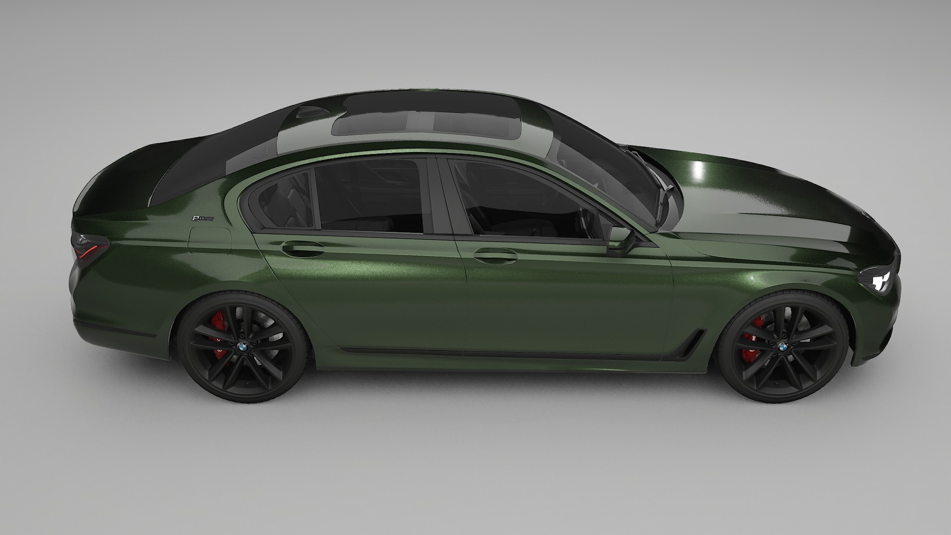 BMW 7 G11 G12 facelift LCI Film de Protecție pentru Vopsea TPU | LAGOON PPF cu Schimbare de Culoare – Kit Complet Predecupat