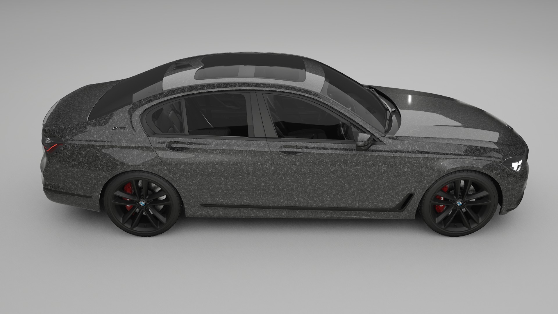 BMW 7 G11 G12 facelift LCI Film de Protecție pentru Vopsea TPU | FORGED S PPF cu Schimbare de Culoare – Kit Complet Predecupa