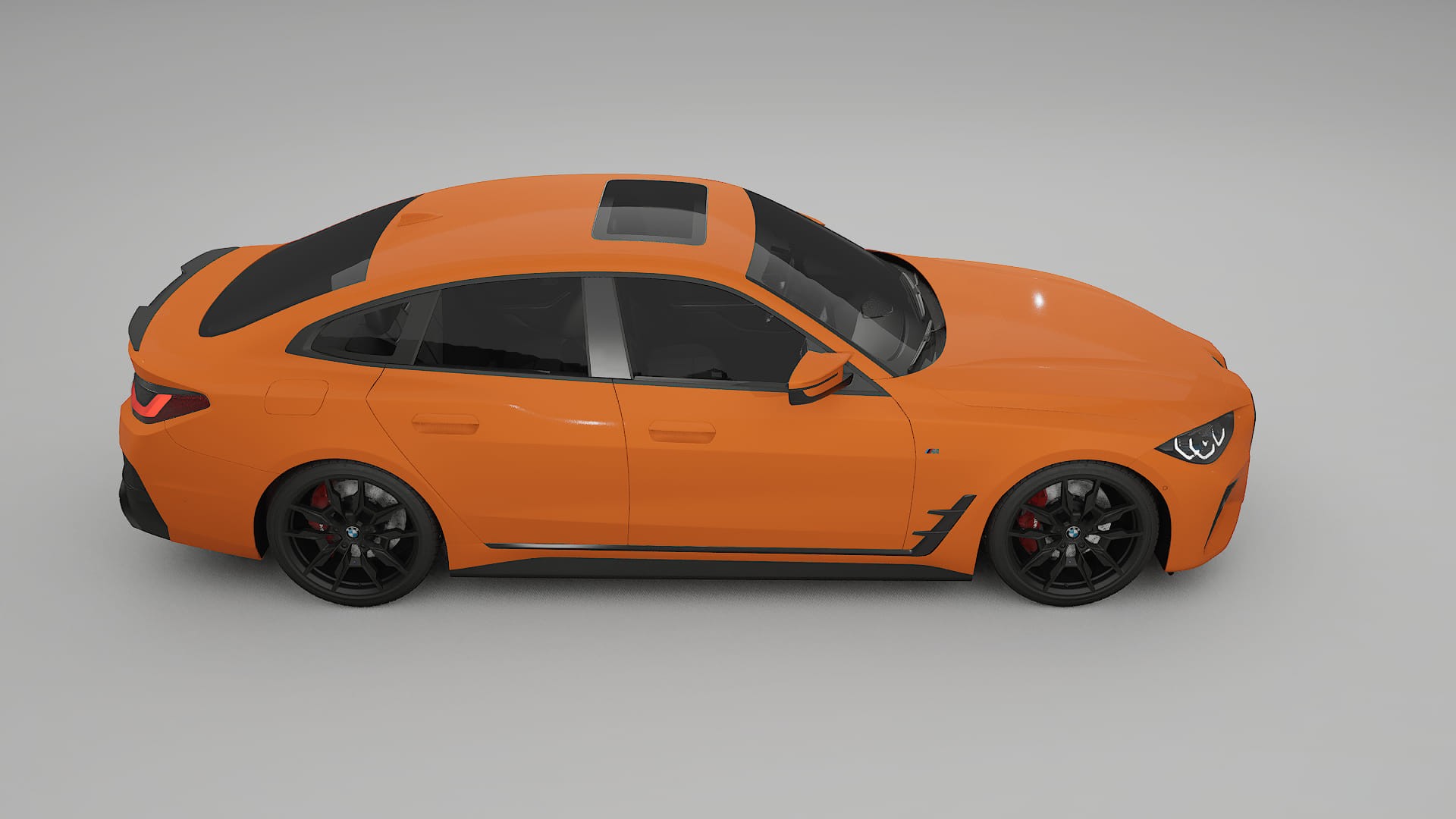 BMW I4 G26 M Package Film de Protecție pentru Vopsea TPU | ROCKET PPF cu Schimbare de Culoare – Kit Complet Predecupat