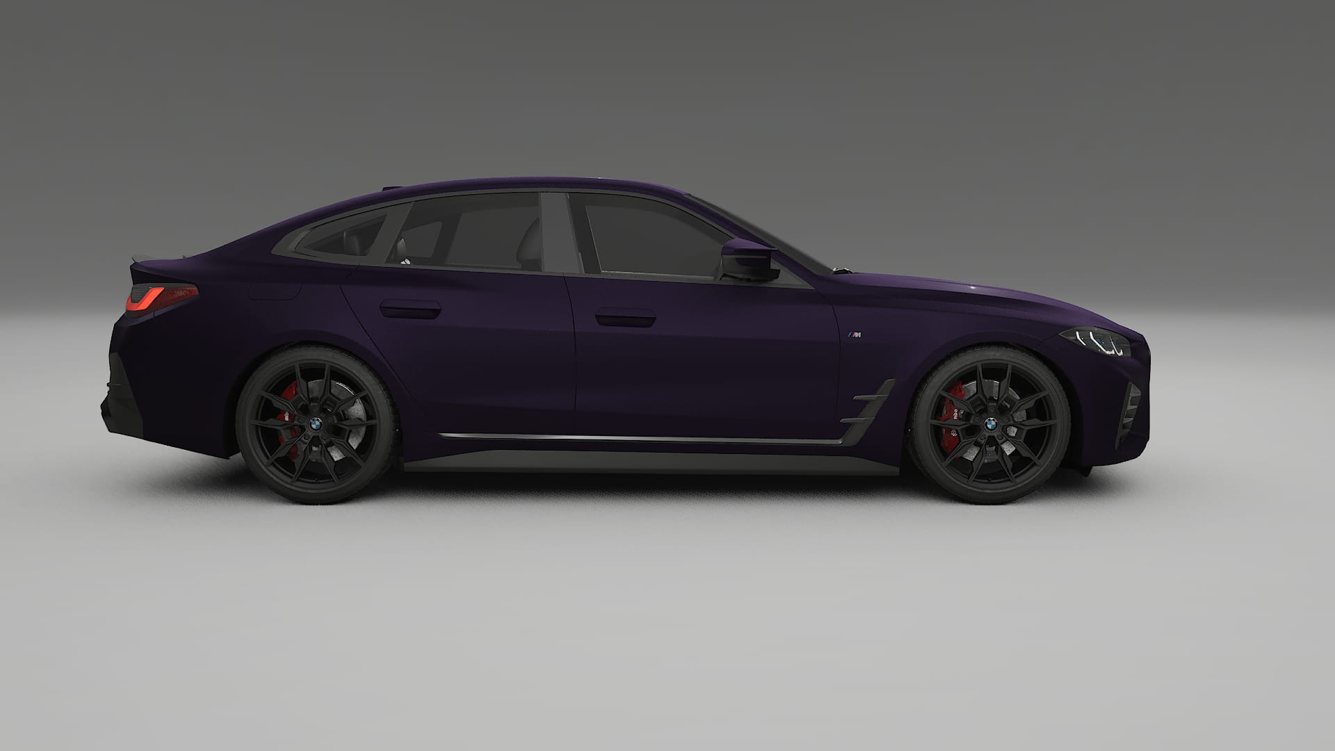 BMW I4 G26 M Package Film de Protecție pentru Vopsea TPU | VIOLET PPF cu Schimbare de Culoare – Kit Complet Predecupat