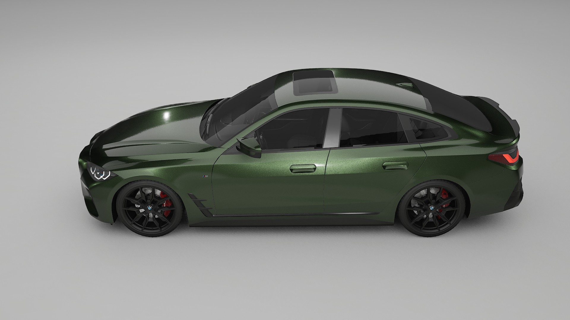 BMW I4 G26 M Package Film de Protecție pentru Vopsea TPU | LAGOON PPF cu Schimbare de Culoare – Kit Complet Predecupat