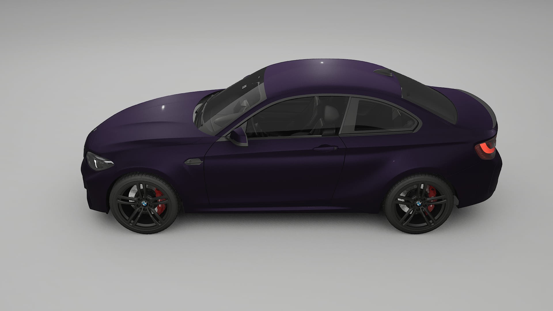 BMW M2 F87 facelift LCI Film de Protecție pentru Vopsea TPU | VIOLET PPF cu Schimbare de Culoare – Kit Complet Predecupat