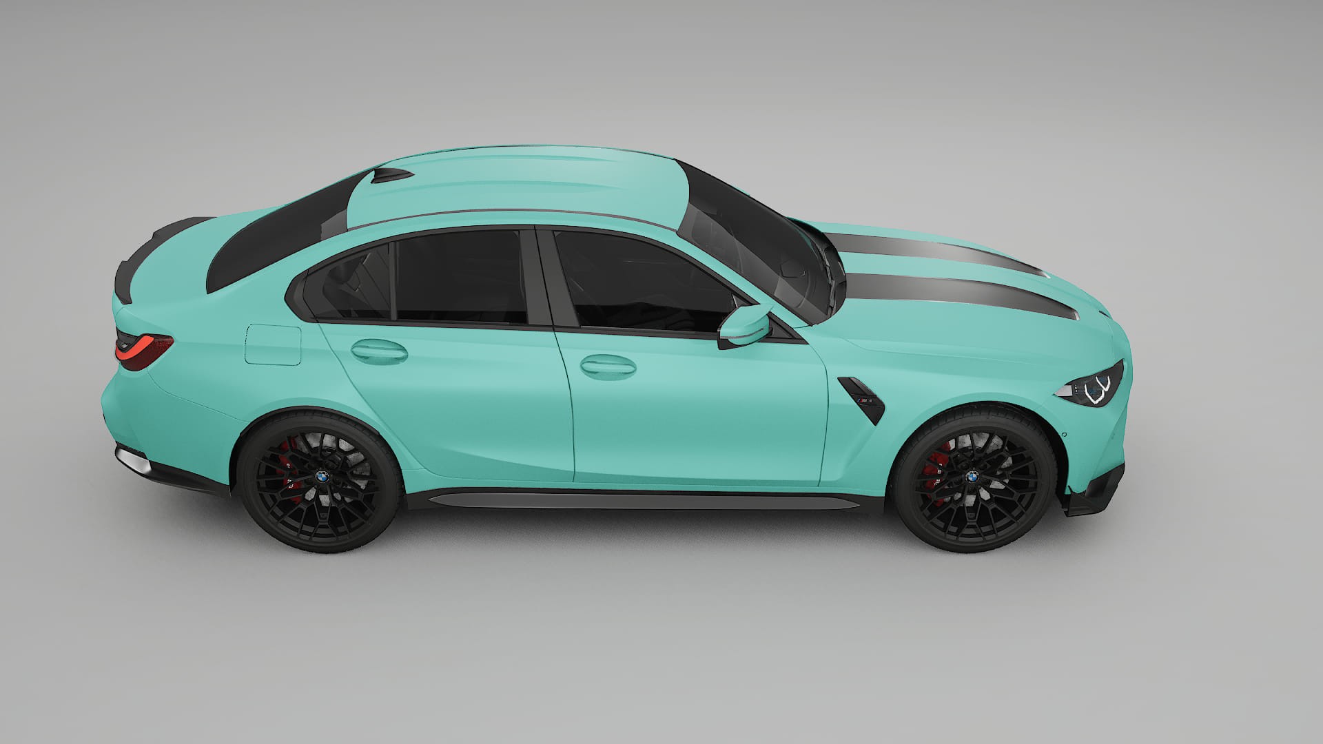 BMW M3 G80 Competition CS Film de Protecție pentru Vopsea TPU | FROST PPF cu Schimbare de Culoare – Kit Complet Predecupat