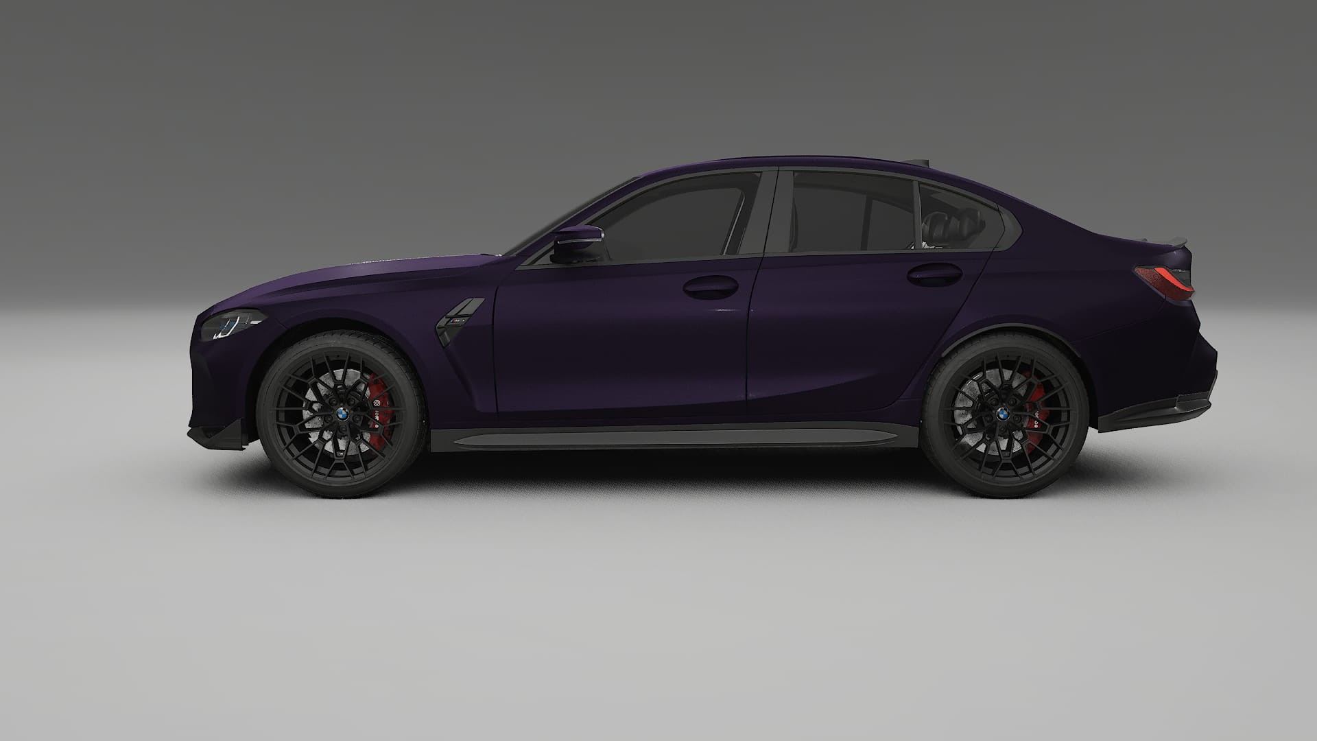 BMW M3 G80 Competition CS Film de Protecție pentru Vopsea TPU | VIOLET PPF cu Schimbare de Culoare – Kit Complet Predecupat