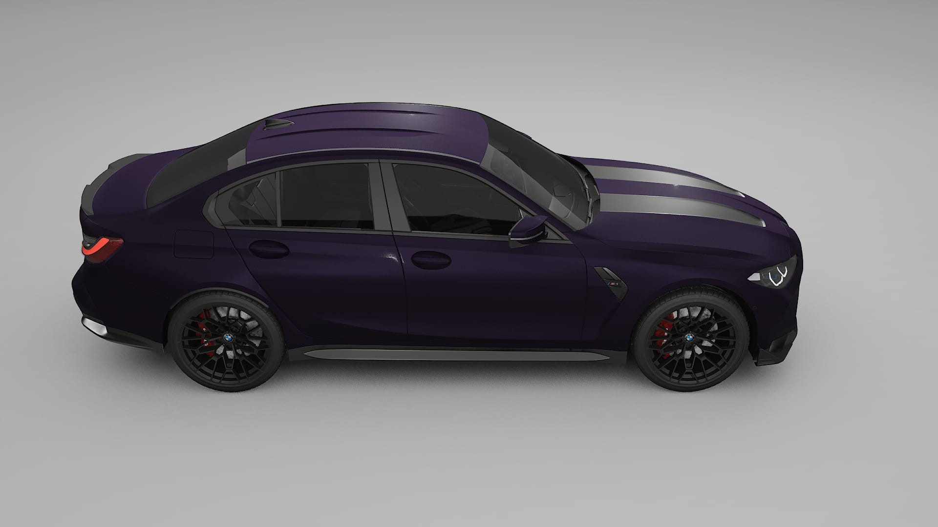 BMW M3 G80 Competition CS Film de Protecție pentru Vopsea TPU | VIOLET PPF cu Schimbare de Culoare – Kit Complet Predecupat
